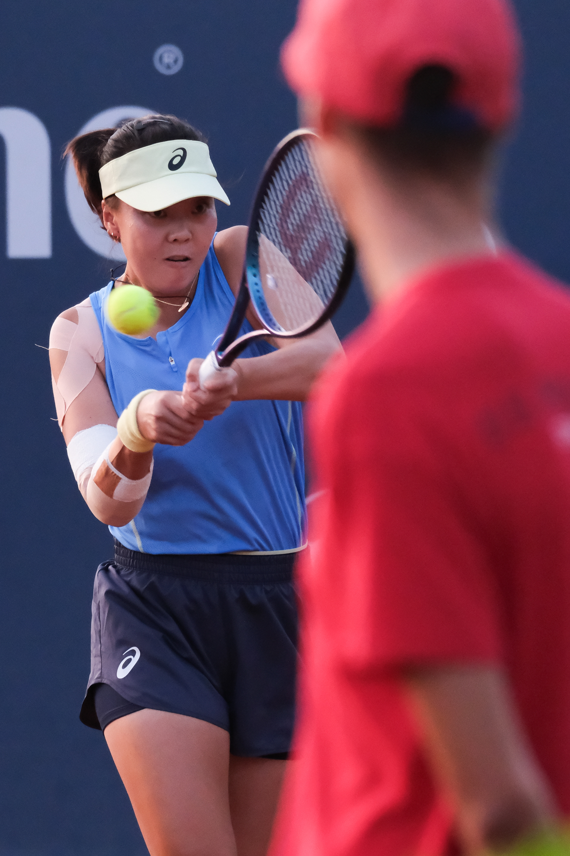 YI-TSEN CHO - Palermo Ladies Open 2025 // PALERMO, ITALY - JULY 23: Yi-Tsen Cho in action during a PLO 2025's match at Country Time Club on July 23, 2025 in Palermo, Italy. (Photo by Federico Serra)