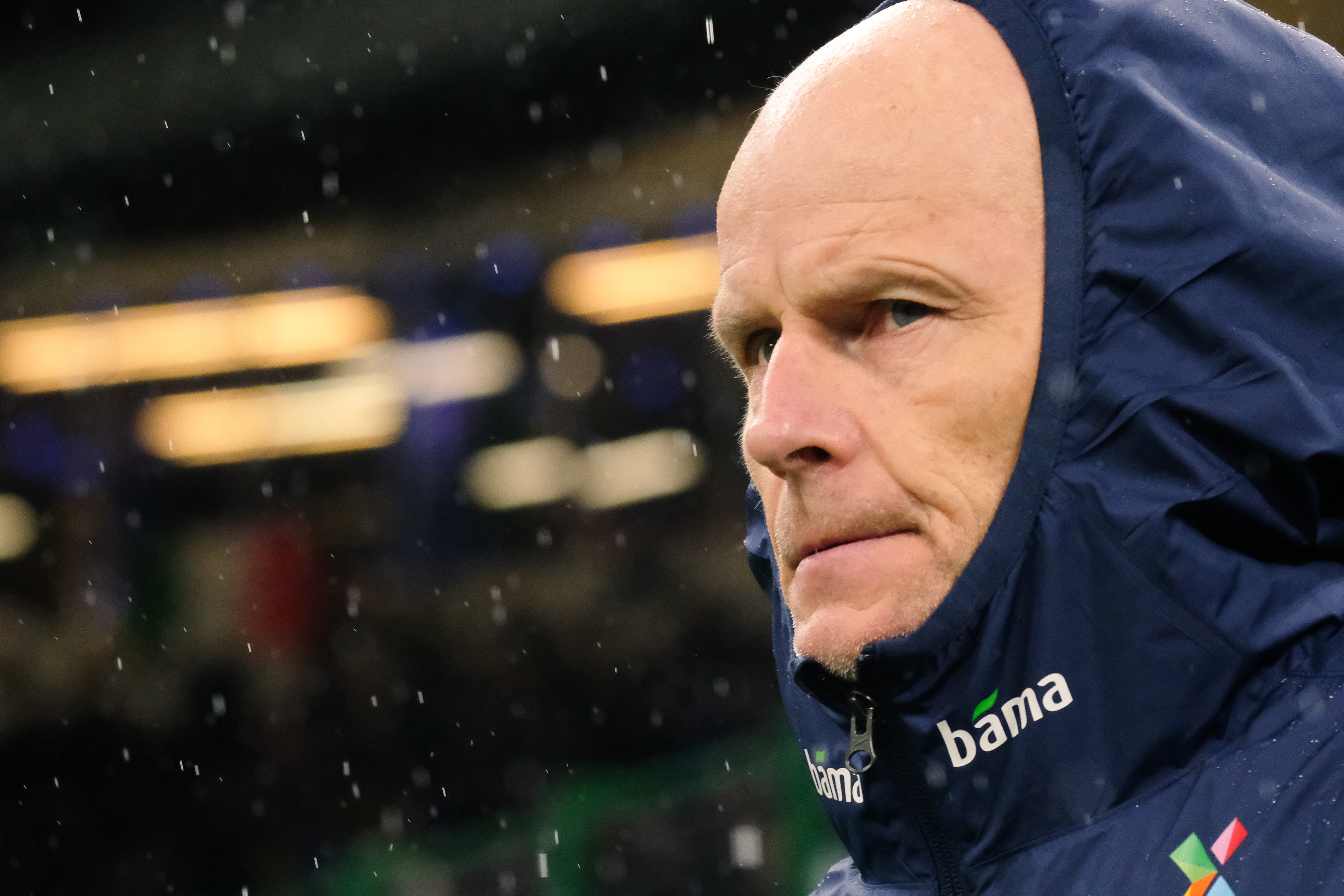Italy against Norway during the European Qualifiers 2025 match at Giuseppe Meazza Stadium (San Siro) in Milan, Italy, on 16 November 2025/2026; in the photo: Stale Solbakken (Norway Head Coach)
