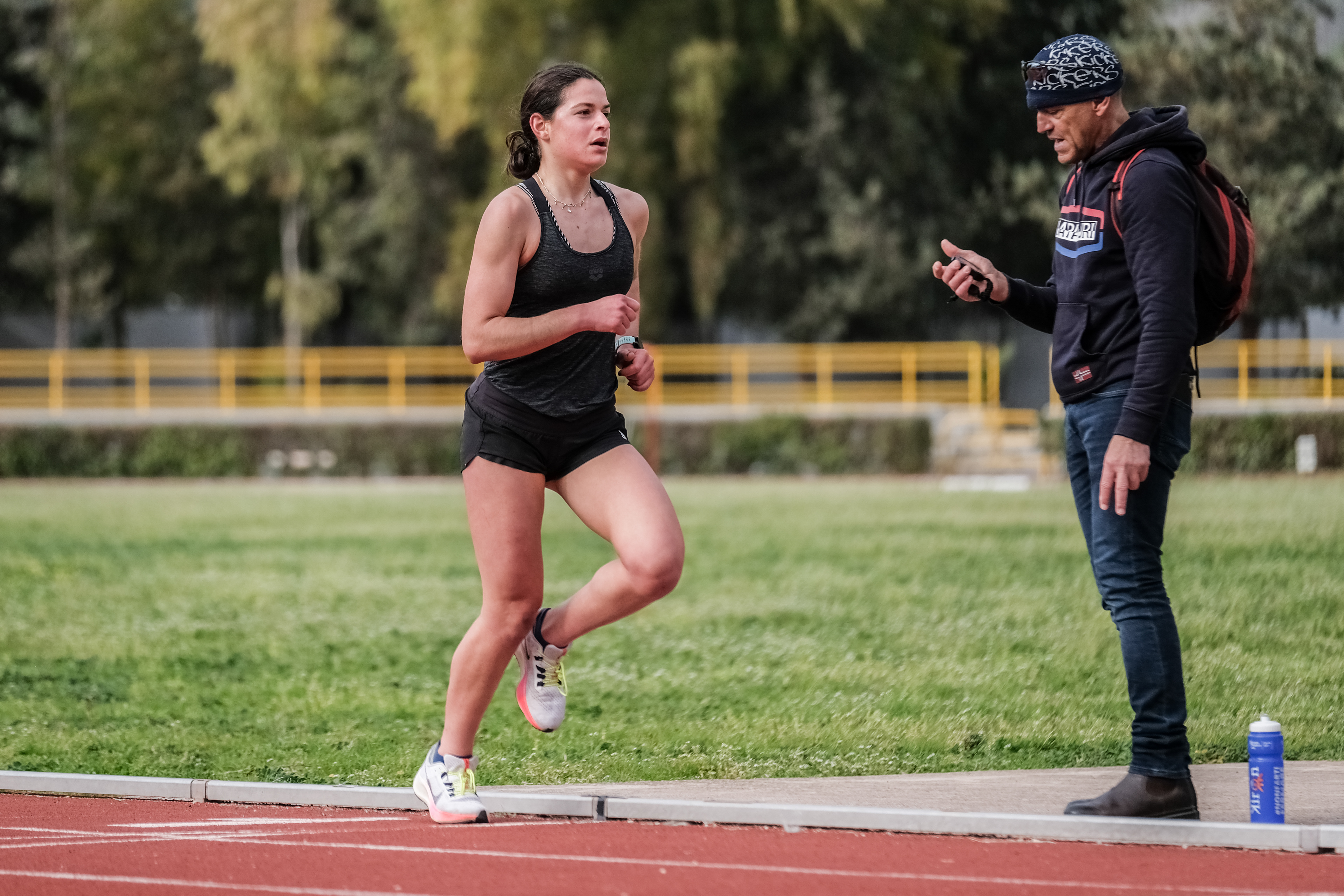 IRENE DE LUCA'S TRAINING // PALERMO, ITALY - FEBRUARY 10: Irene De Luca trains during an athletics training session on february 10, 2022 in Palermo, Italy. (Photo by Federico Serra)