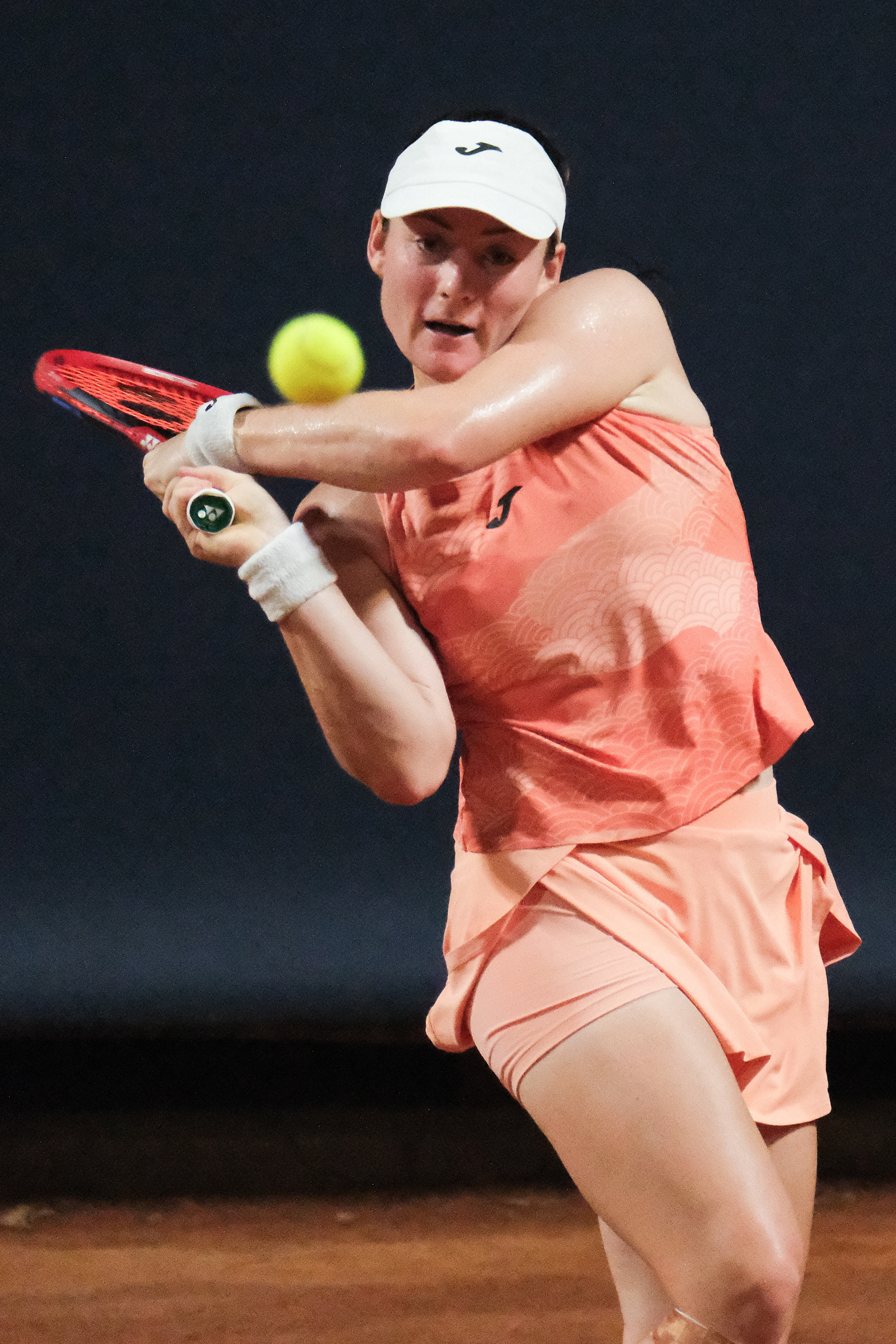 TAMARA ZIDANSEK - Palermo Ladies Open 2025 // PALERMO, ITALY - JULY 25: Tamara Zidansek in action during a PLO 2025's match at Country Time Club on July 25, 2025 in Palermo, Italy. (Photo by Federico Serra)