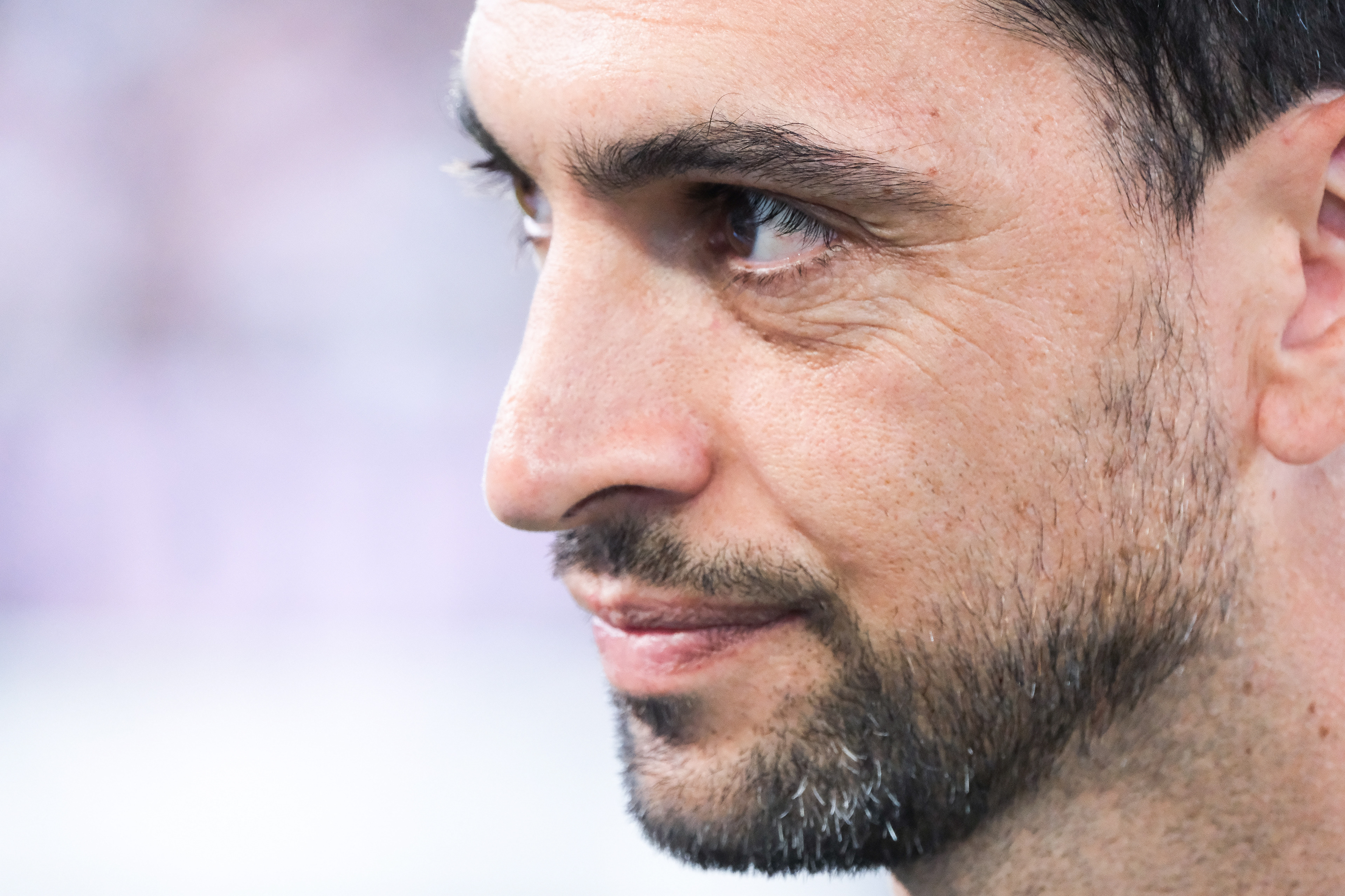 PALERMO FC v MANCHESTER CITY - Anglo Palermitan Trophy // PALERMO, ITALY - AUGUST 09: Javier Pastore before the friendly match between Palermo FC and Manchester City at Stadio Comunale Renzo Barbera on august 09, 2025 in Palermo, Italy. (Photo by Federico Serra)