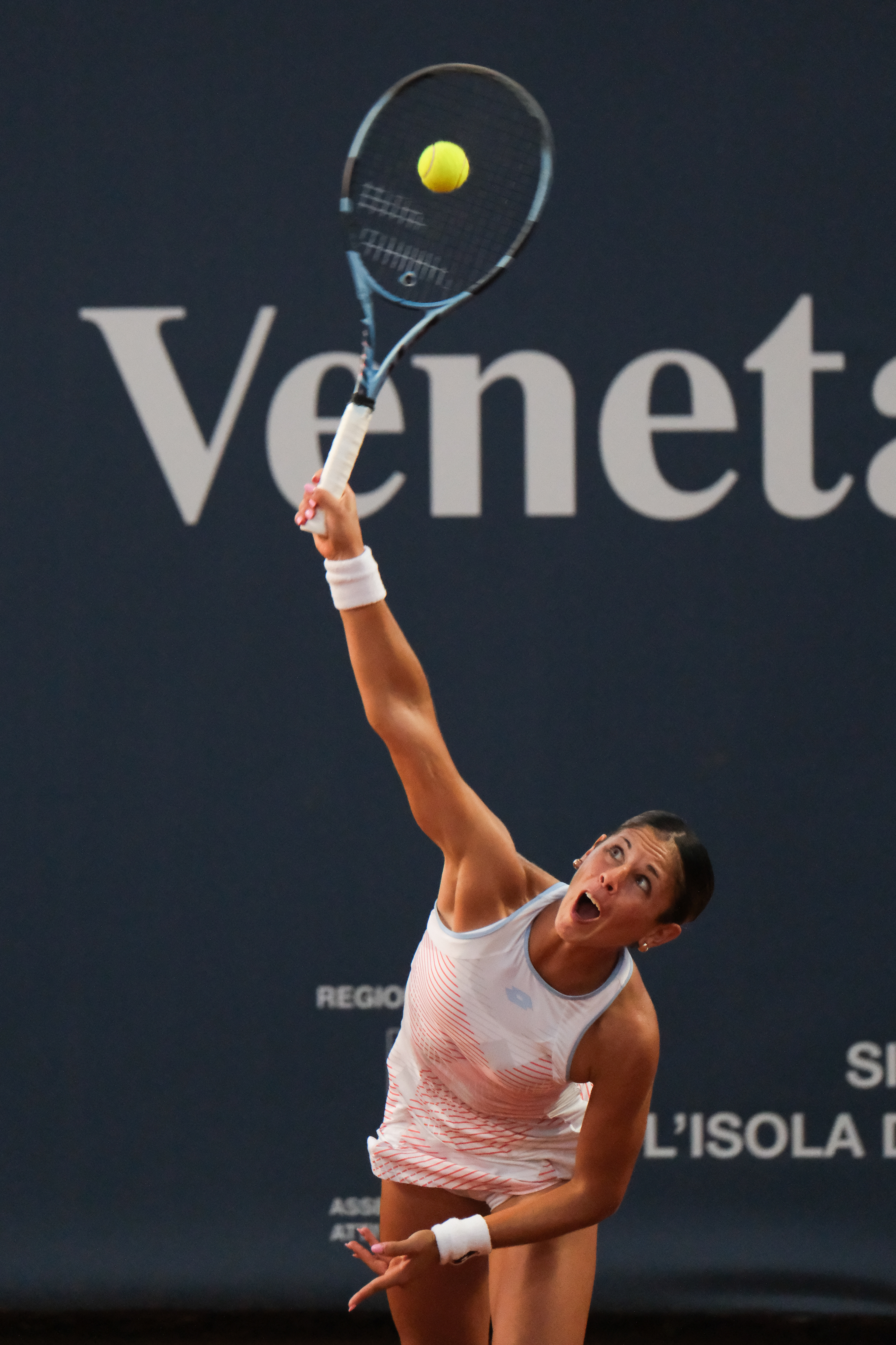 GIORGIA PEDONE - Palermo Ladies Open 2025 // PALERMO, ITALY - JULY 22: Giorgia Pedone in action during a PLO 2025's match at Country Time Club on July 22, 2025 in Palermo, Italy. (Photo by Federico Serra)