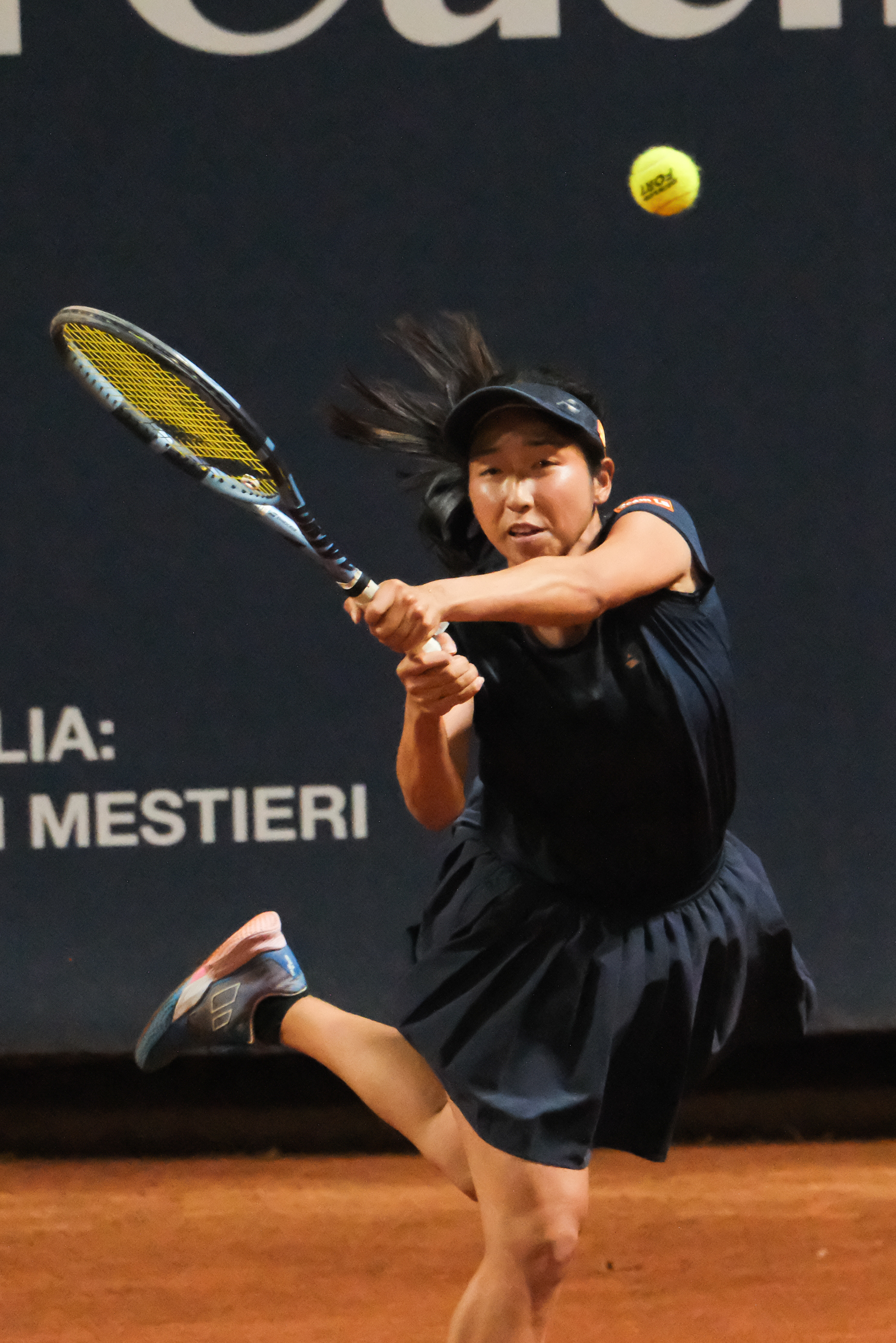 MOMOKO KOBORI - Palermo Ladies Open 2025 // PALERMO, ITALY - JULY 23: Momoko Kobori in action during a PLO 2025's match at Country Time Club on July 23, 2025 in Palermo, Italy. (Photo by Federico Serra)