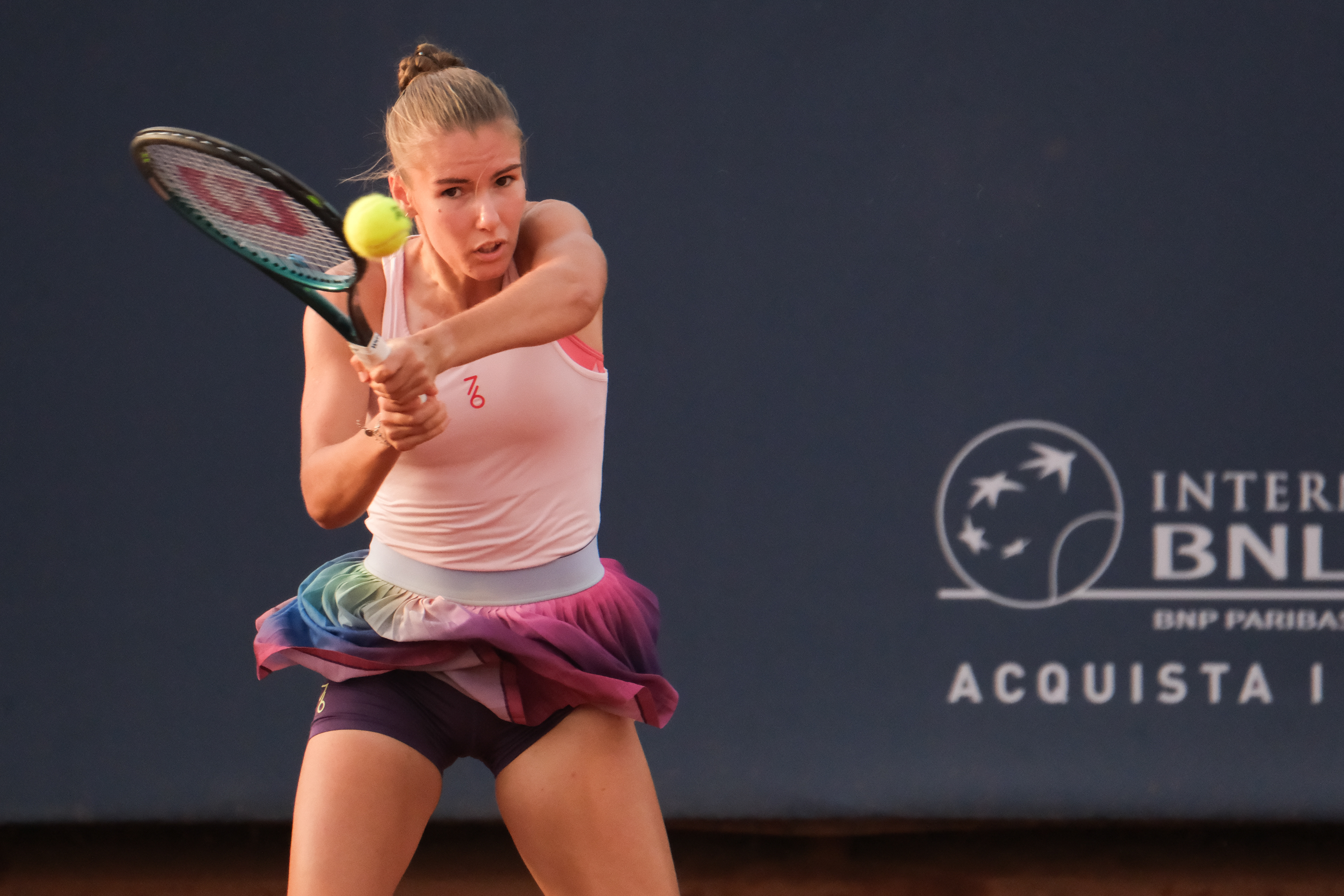 TATIANA PROZOROVA - Palermo Ladies Open 2025 // PALERMO, ITALY - JULY 21: Tatiana Prozorova in action during a PLO 2025's match at Country Time Club on July 21, 2025 in Palermo, Italy. (Photo by Federico Serra)