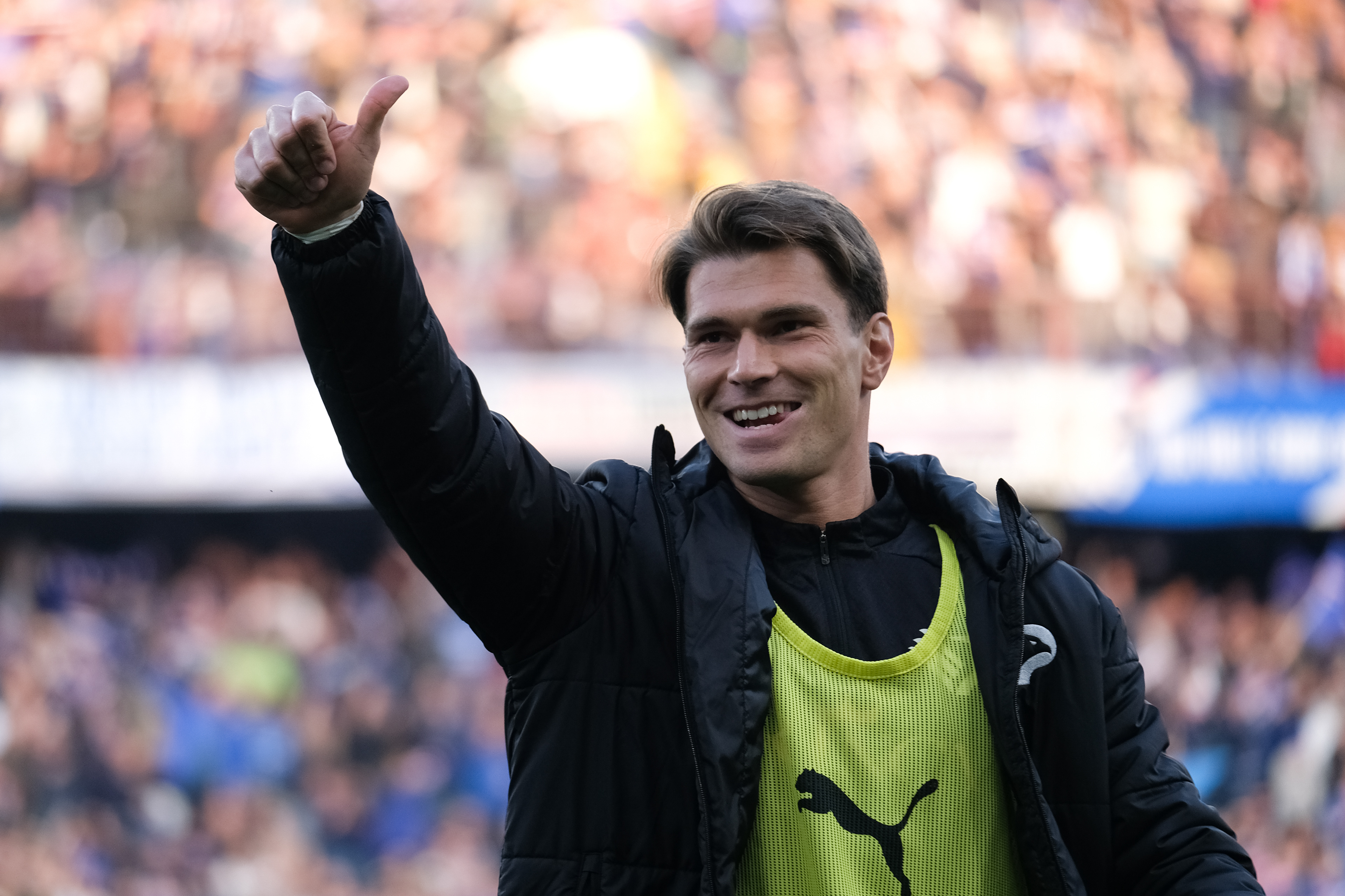 SAMPDORIA v PALERMO - Serie B // GENOVA, ITALY - MARCH 08: Jacopo Segre of Palermo FC before the Serie B match between UC Sampdoria and Palermo FC at Stadio Luigi Ferraris on March 08, 2025 in Genova, Italy. (Photo by Federico Serra)