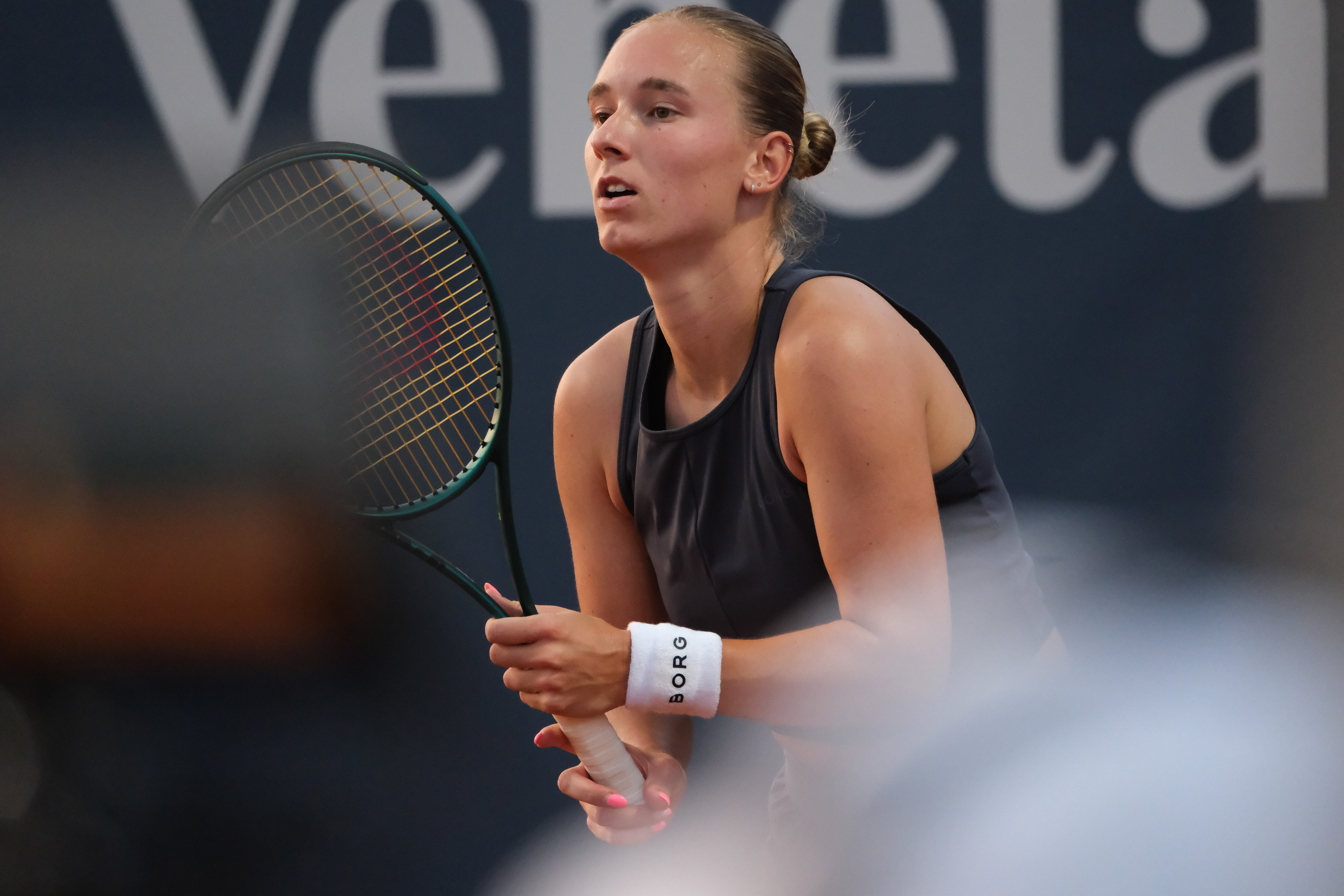 ANOUK KOEVERMANS - Palermo Ladies Open 2025 // PALERMO, ITALY - JULY 23: Anouk Koevermans in action during a PLO 2025's match at Country Time Club on July 23, 2025 in Palermo, Italy. (Photo by Federico Serra)
