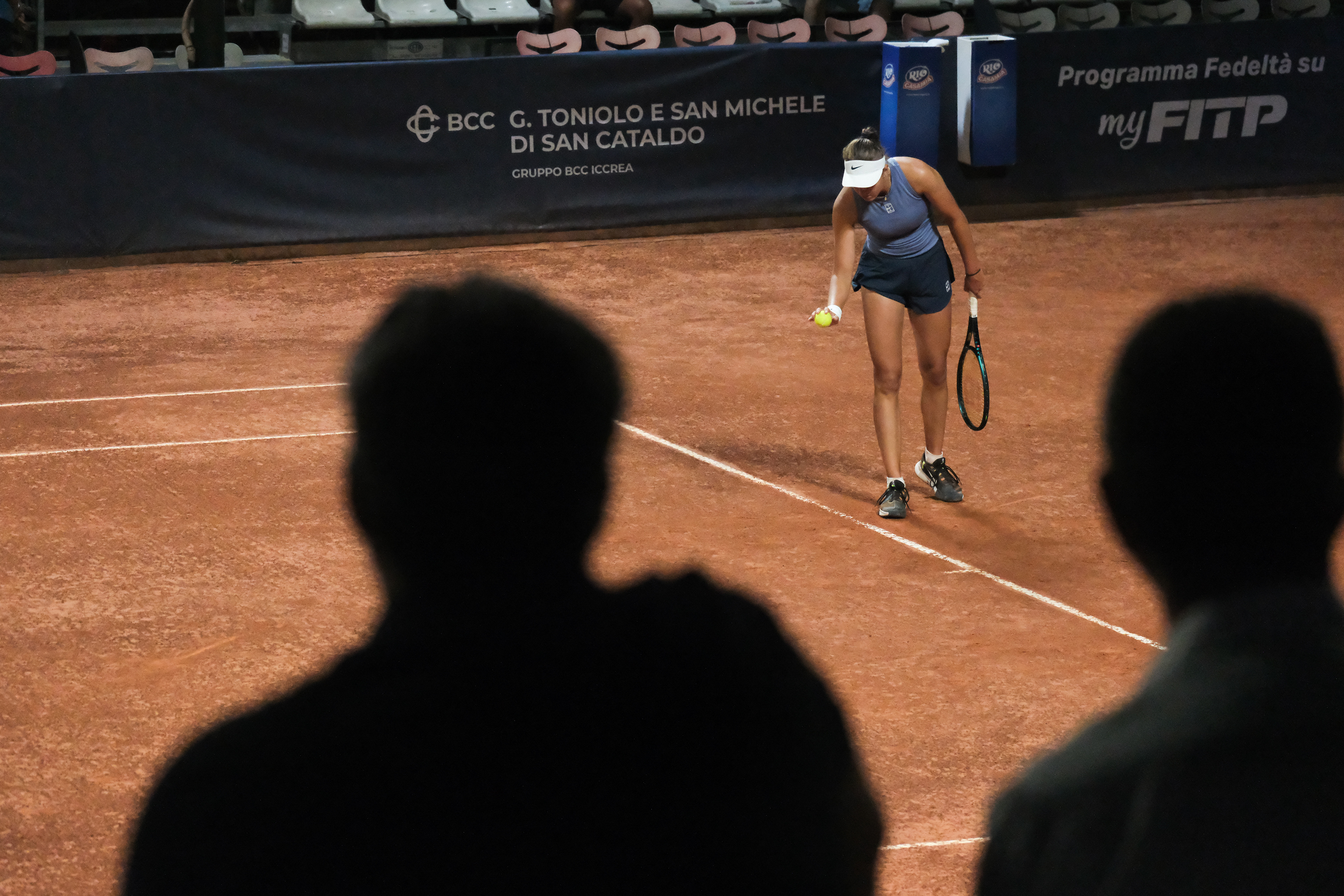 RENATA JAMRICHOVA - Palermo Ladies Open 2025 // PALERMO, ITALY - JULY 21: Renata Jamrichova in action during a PLO 2025's match at Country Time Club on July 21, 2025 in Palermo, Italy. (Photo by Federico Serra)