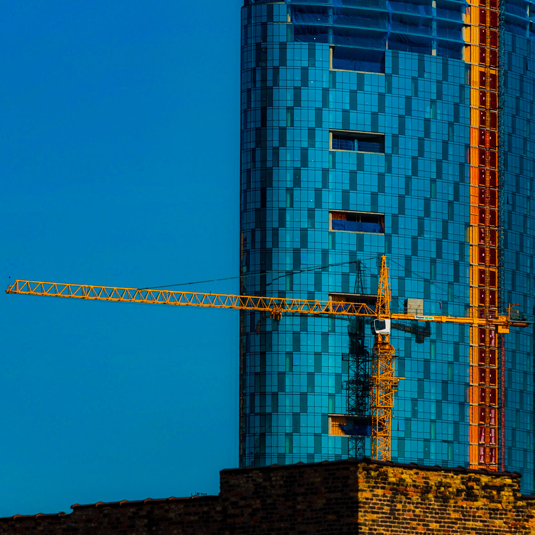 Color in patterned rhythm. Everywhere in modern architecture today there seems to be emerging a fresh new language of using materials to create patterned rhythms in color &amp; light.