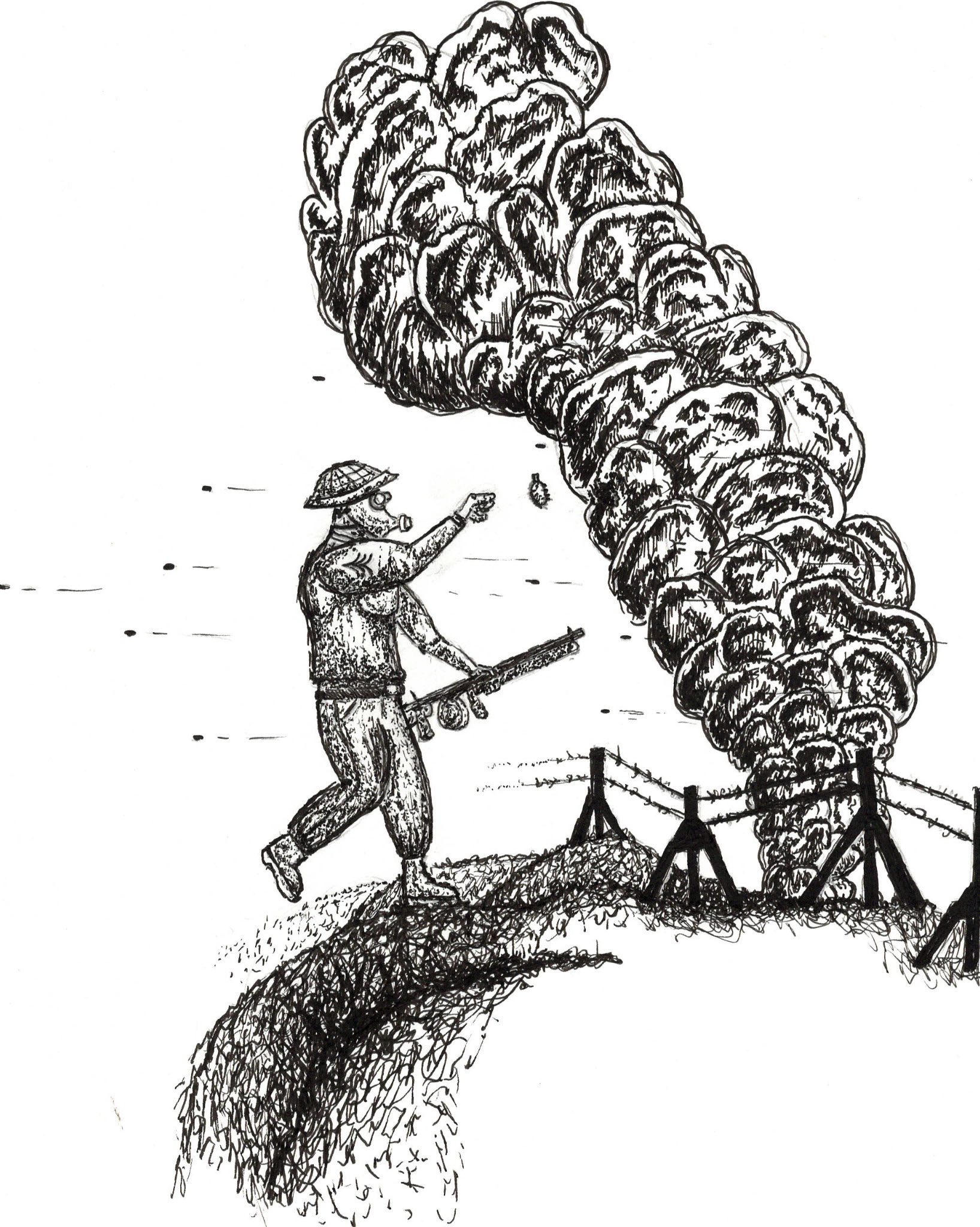 No Man’s Land - Pen and Ink - Circa 2013