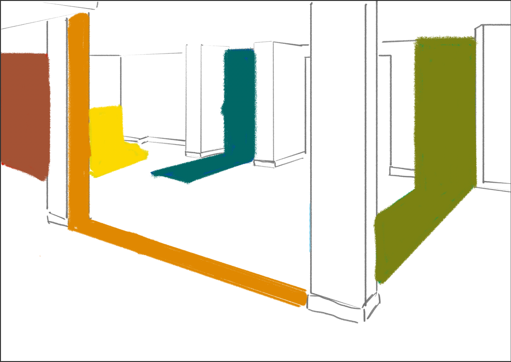 Office Basement Design Sketch