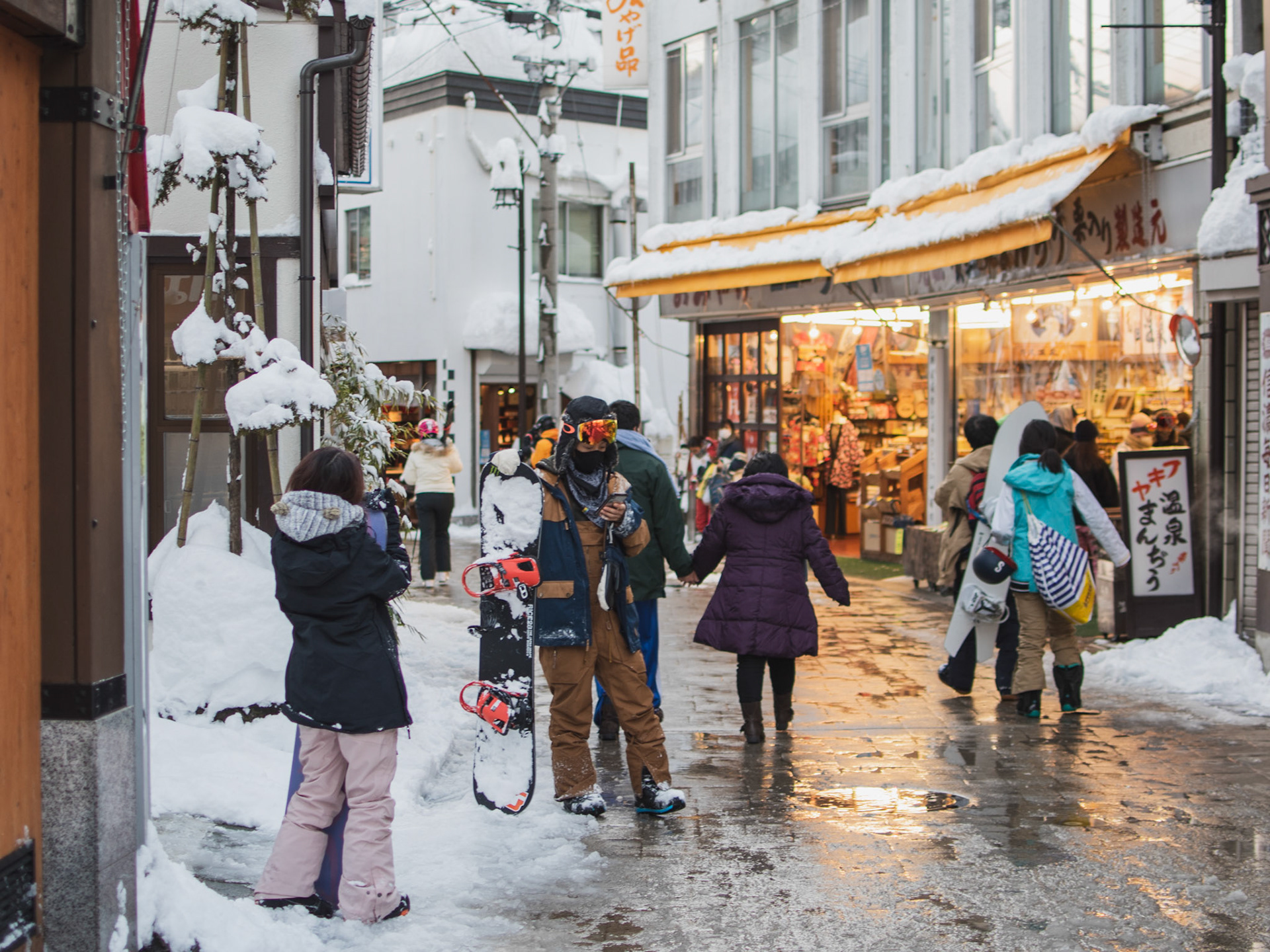 Nozawa Onsen's main street
