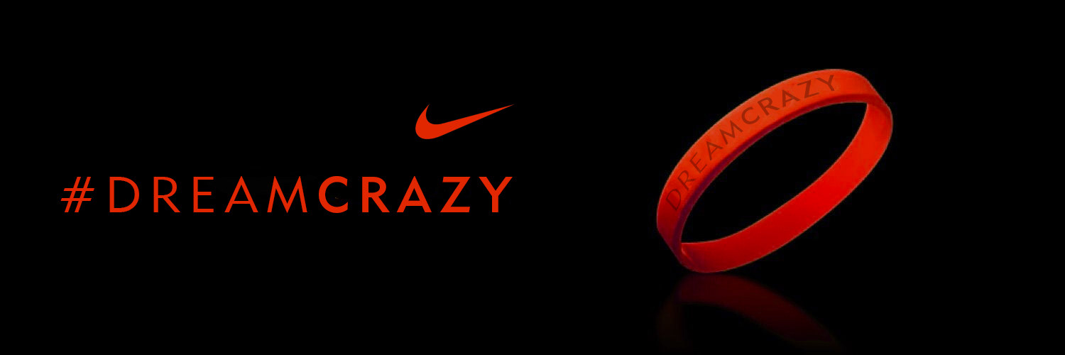 #DreamCrazy _ Nike Kaepernick - Wristband to show your support against racism