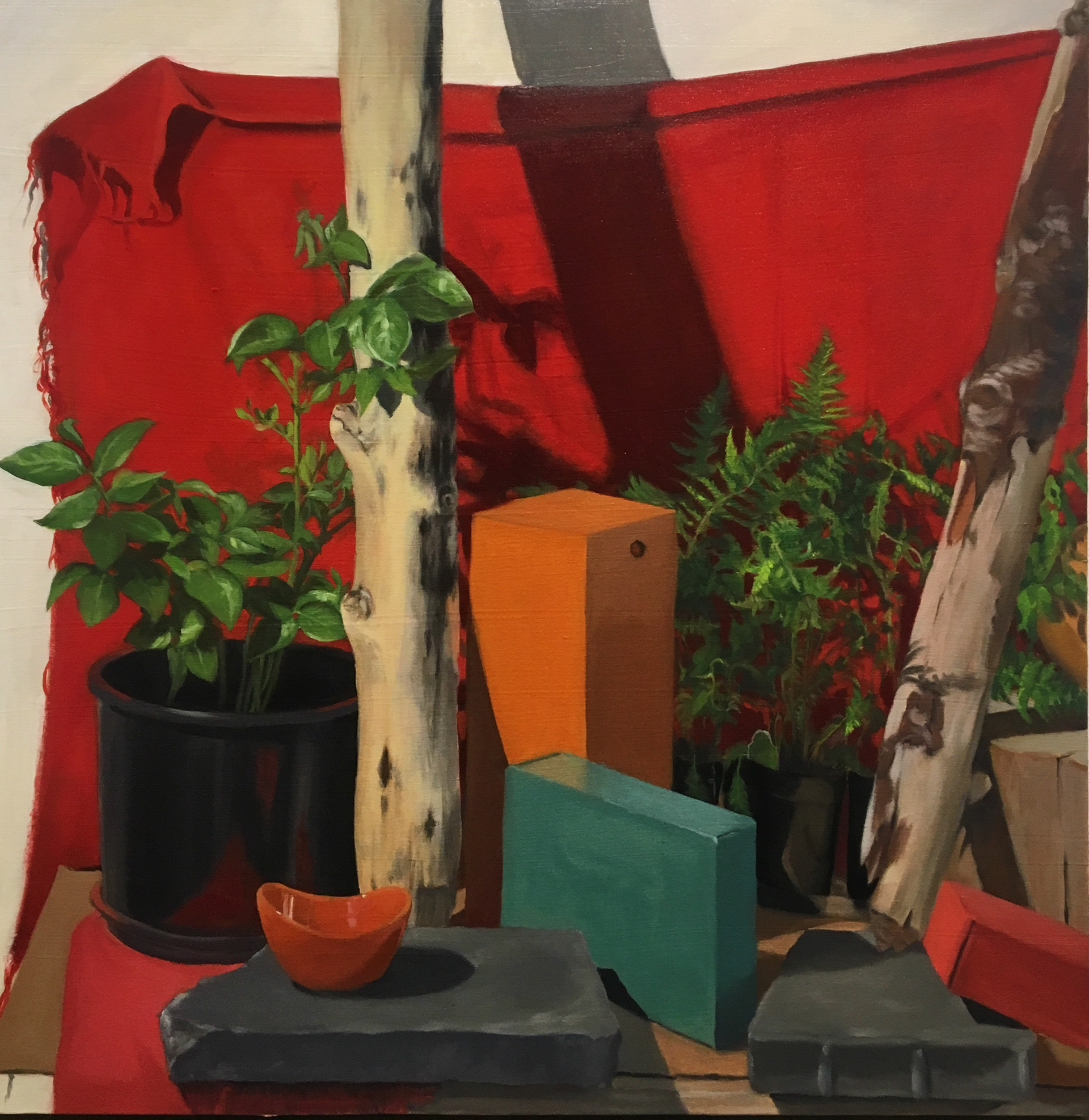 Still life #2. 2019. Oil on Canvas. 100cm x 100cm.
