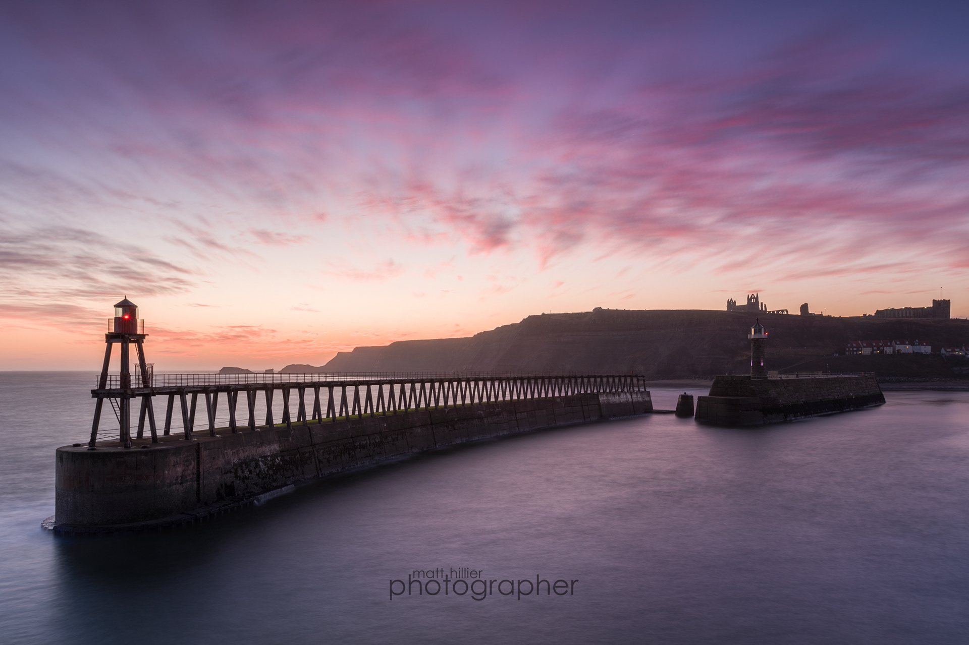 Sunrise Over East Cliff, Whitby