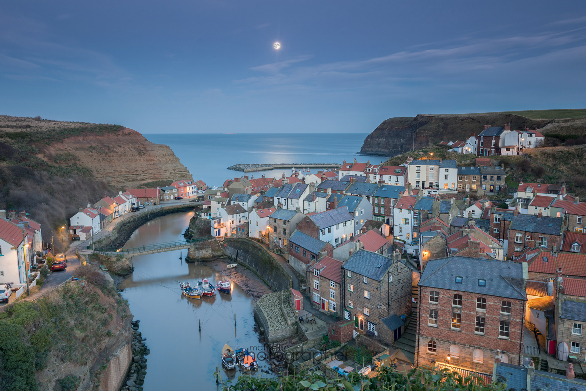 Staithes Moonrise