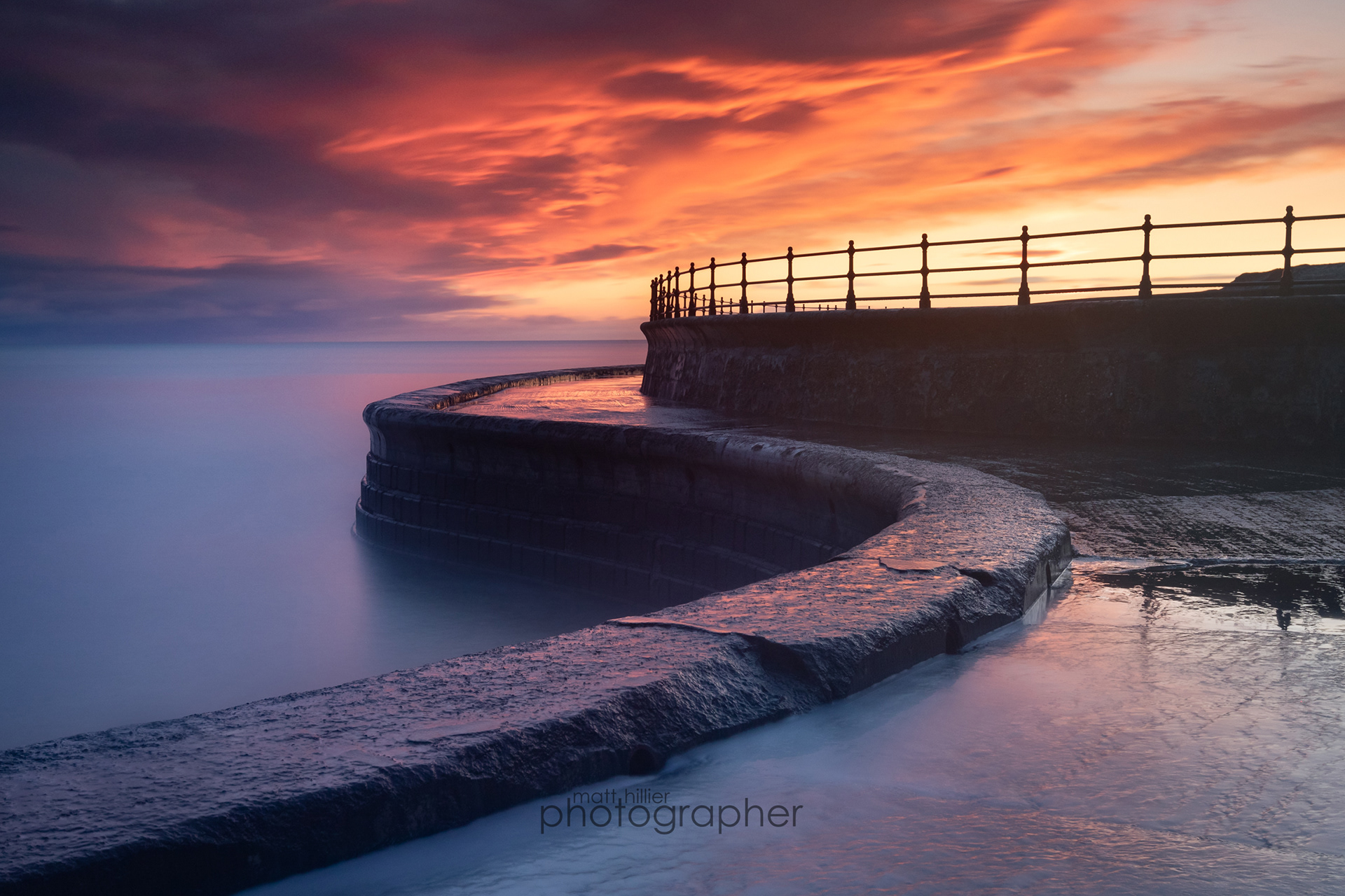 Sea Wall Curves, Scarborough South Bay