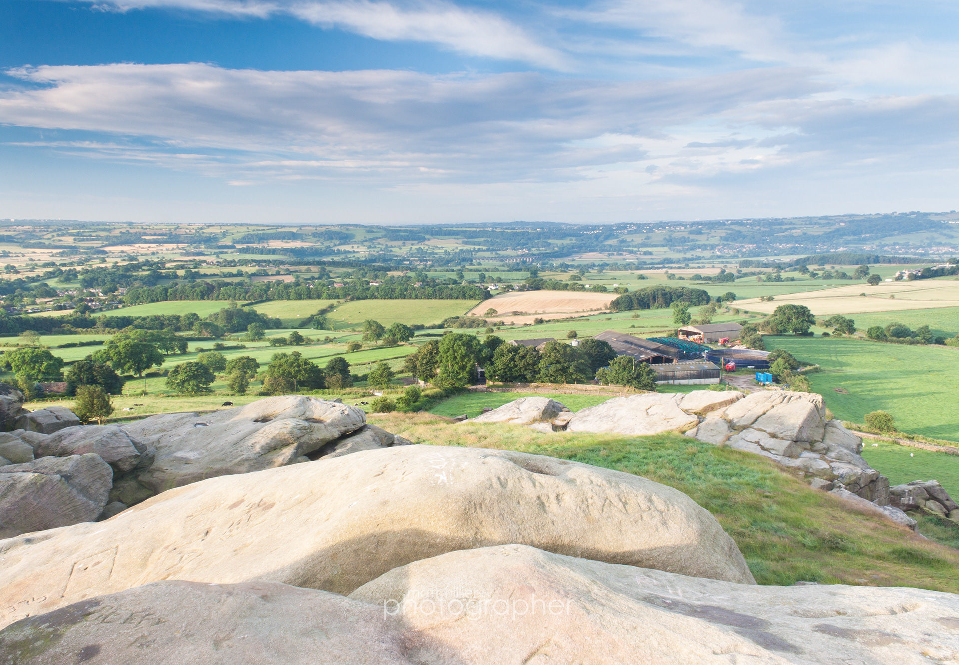 Lower Wharfedale From Armscliffe Crag