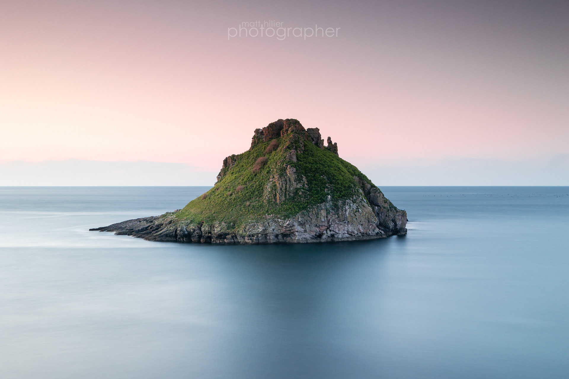 Thatcher Rock Pastel Dawn (Landscape)