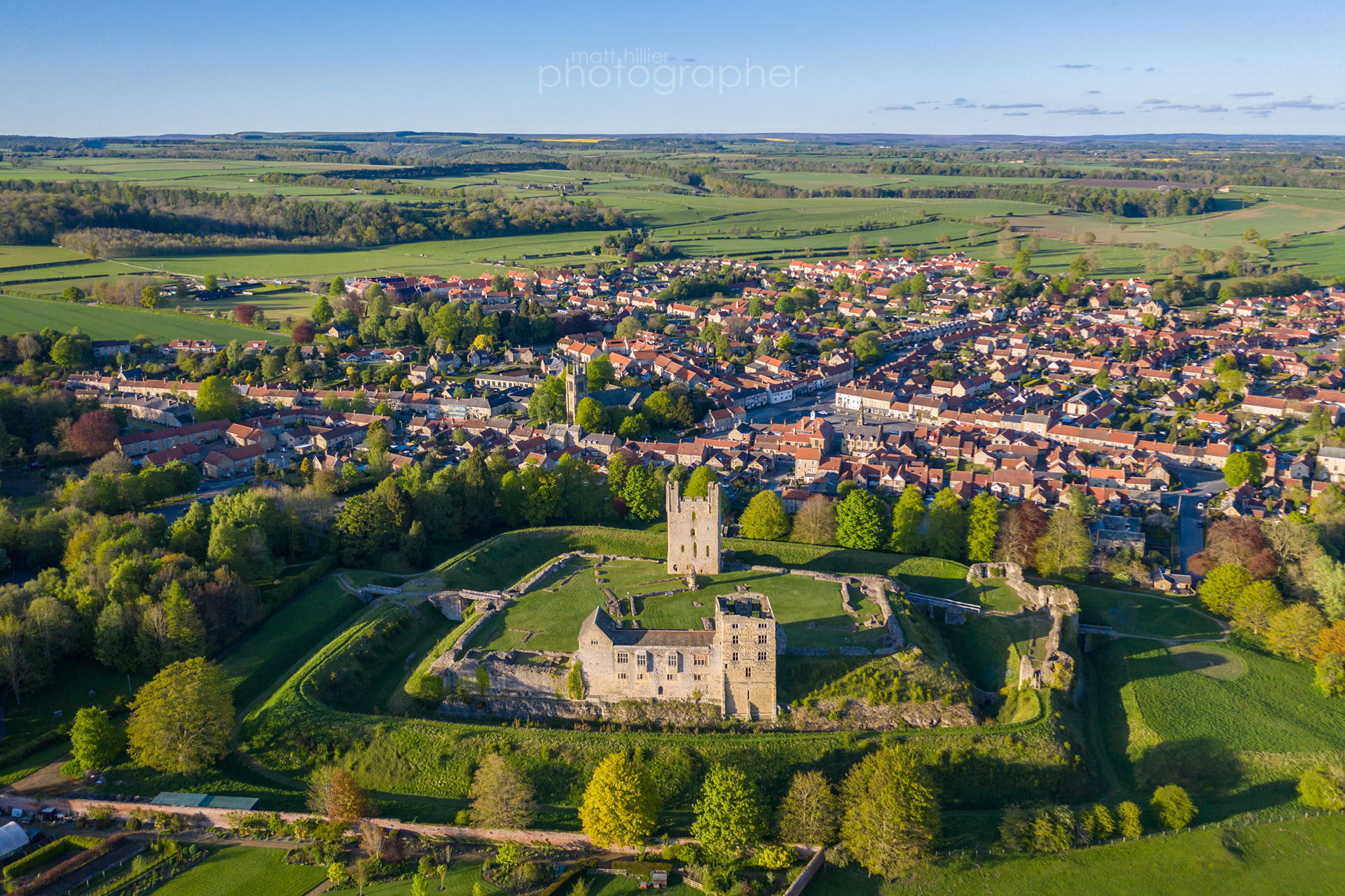 Helmsley Aerial Spring Evening