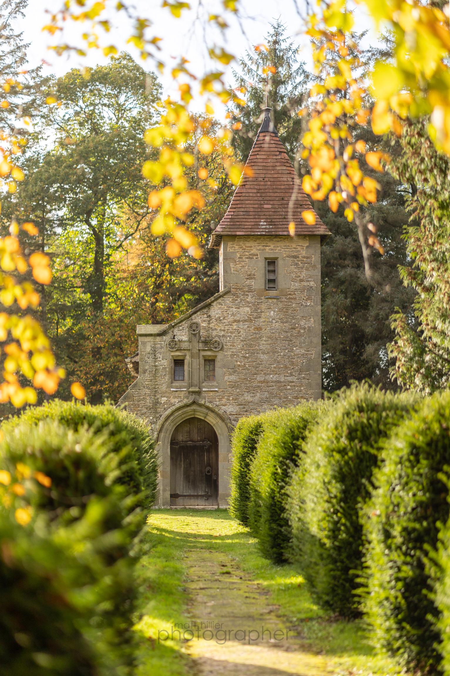 Brompton Chapel in Autumn