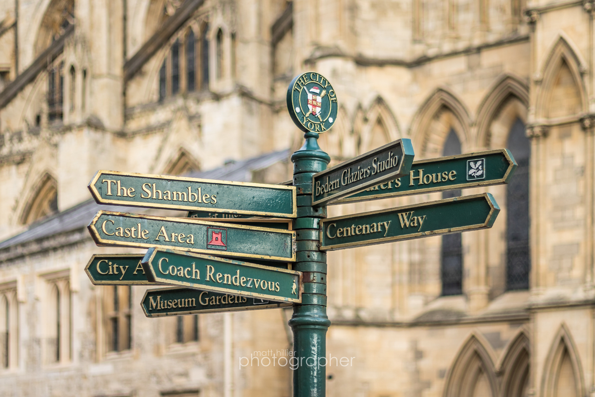 Minster Signpost