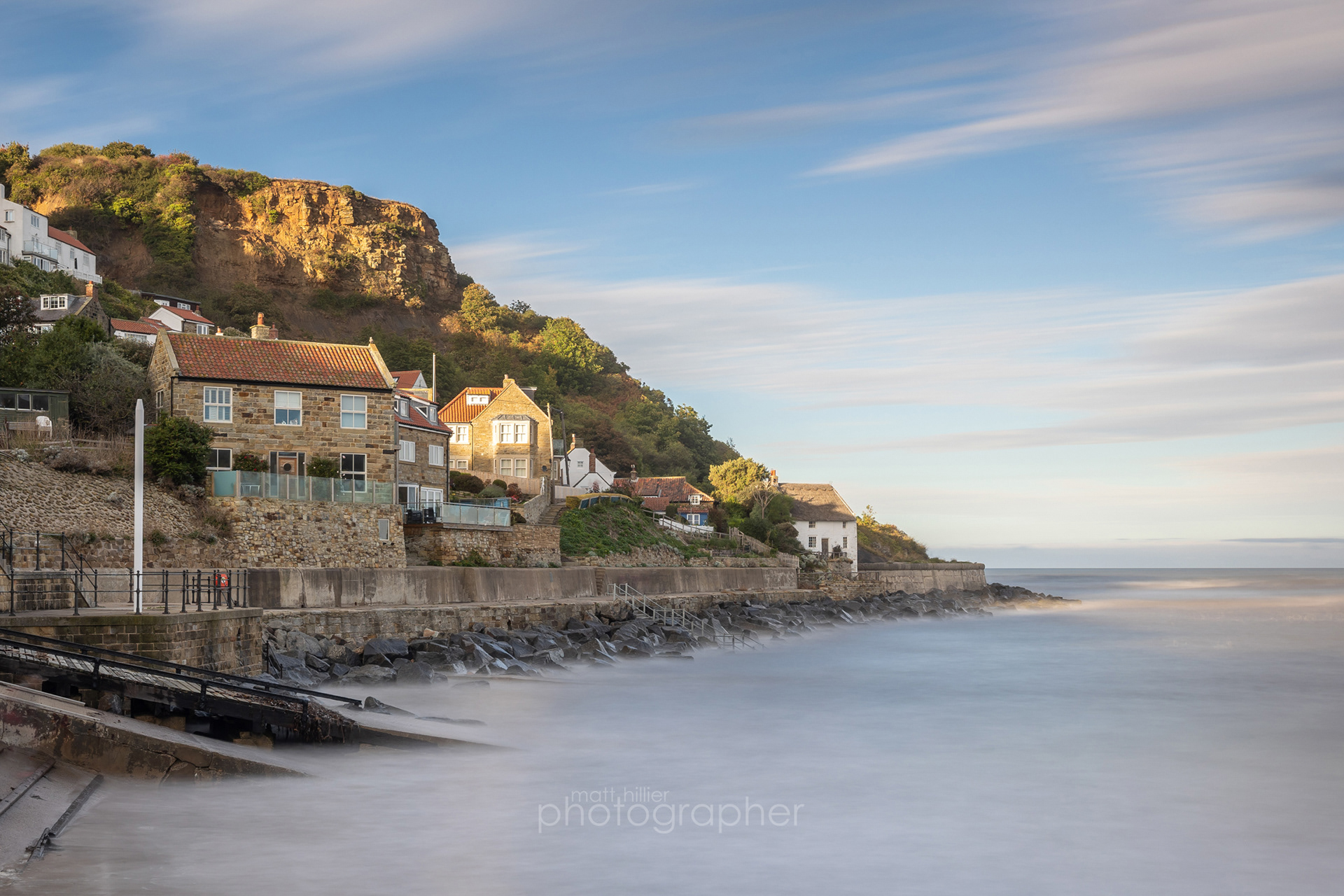 Runswick Bay Evening Long Exposure I