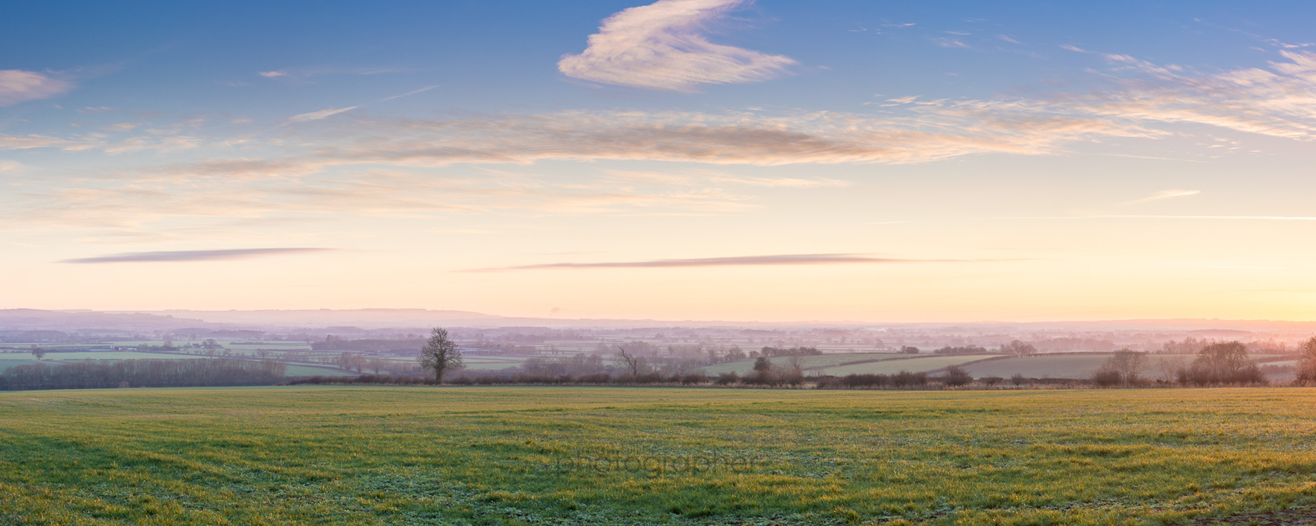 Winter Golden Light, Ryedale