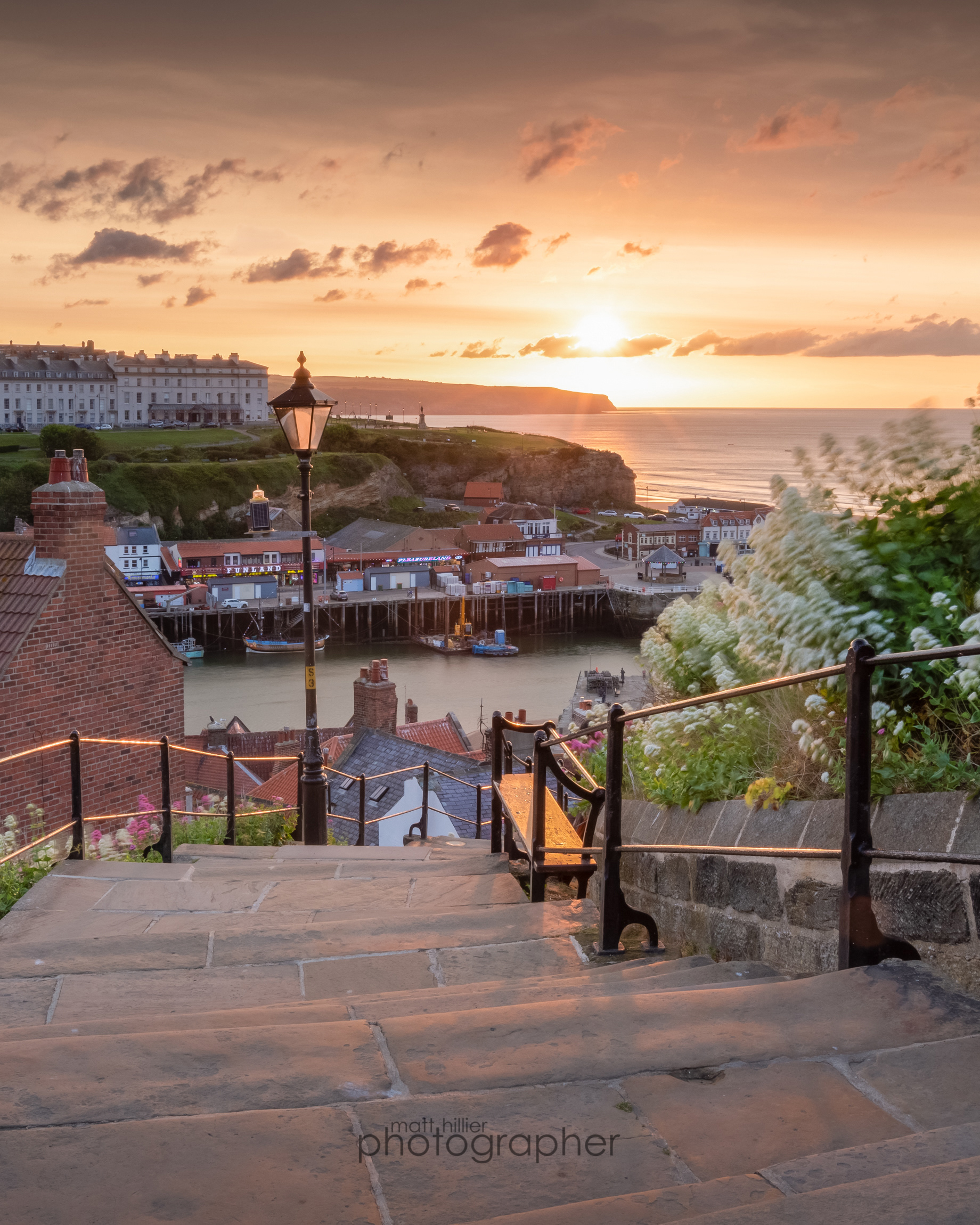 The Sun on its Way to Setting at Sea, Whitby