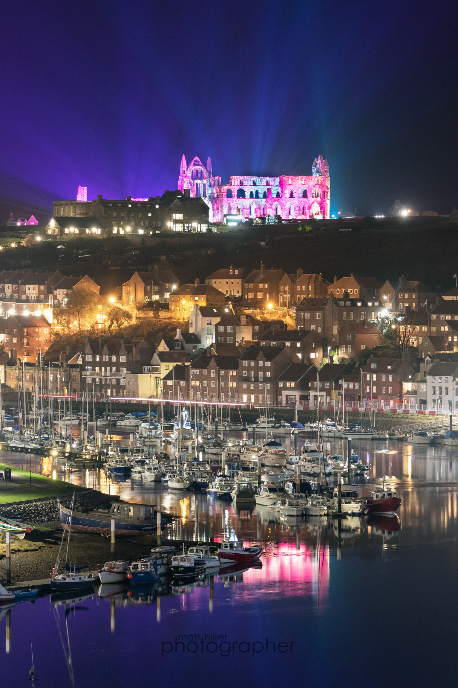 Reflections of Illuminations, Whitby Abbey