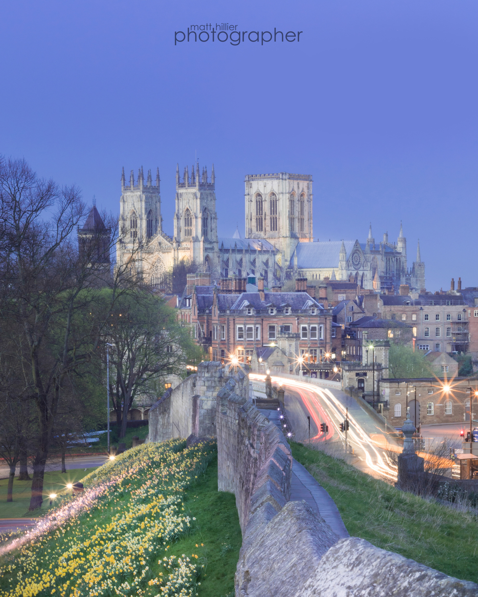 Lendal Bridge and York Minster at Dusk