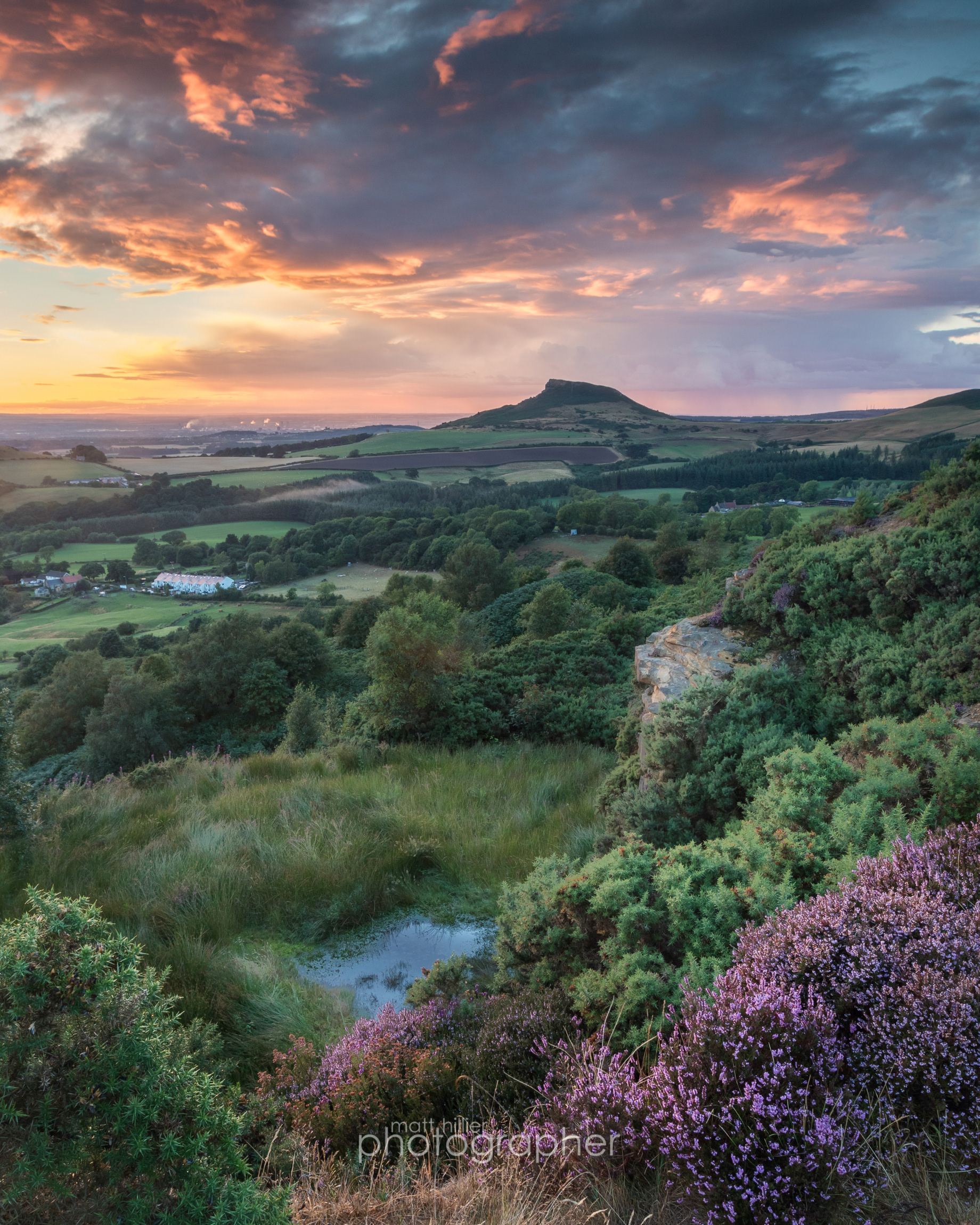 Roseberry Topping Afterglow