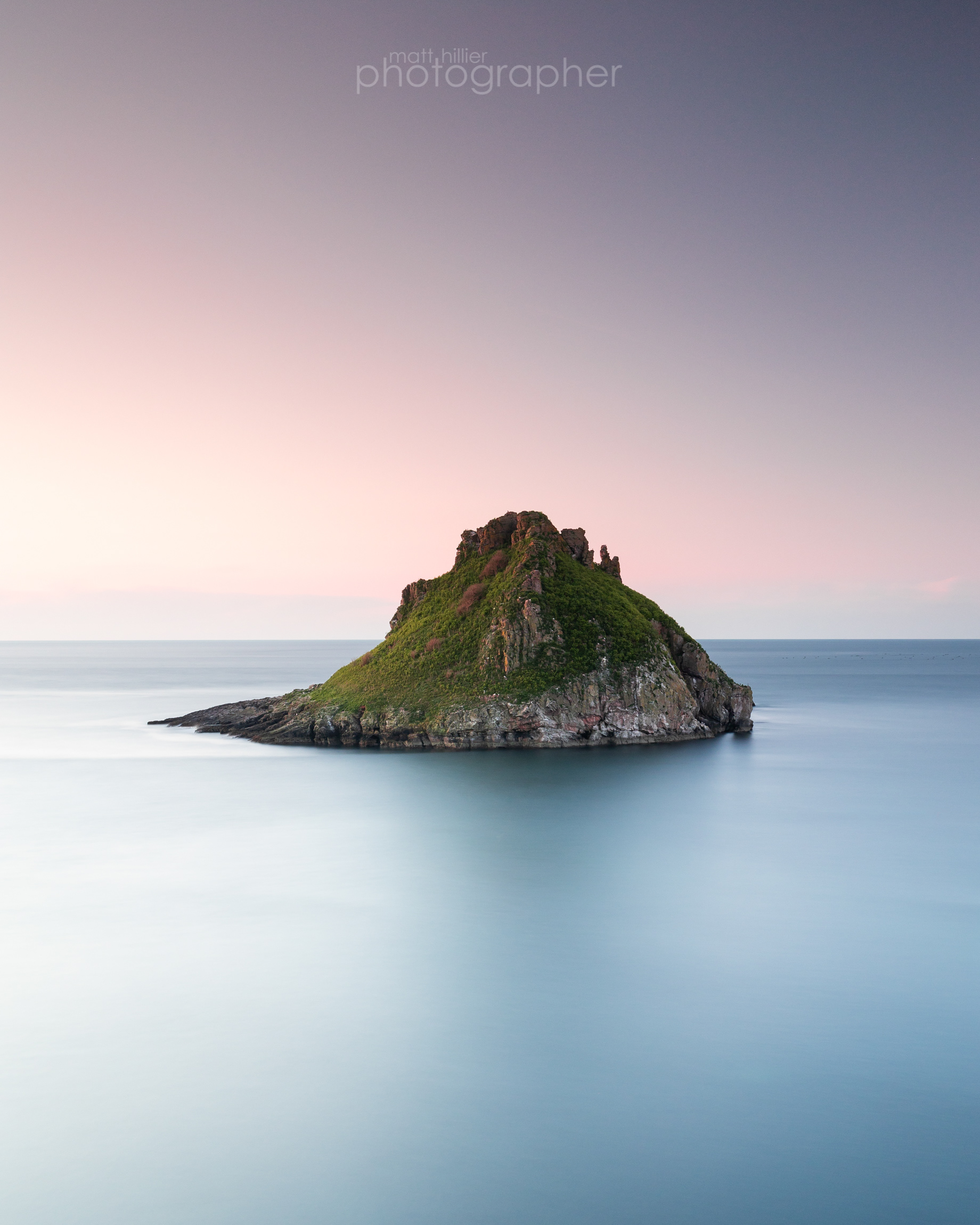 Thatcher Rock Pastel Dawn (Portrait)