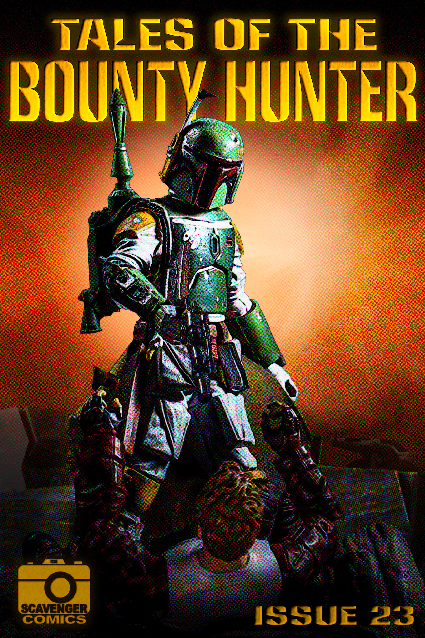 Comic style of Boba Fett. Tales Of The Bounty Hunter