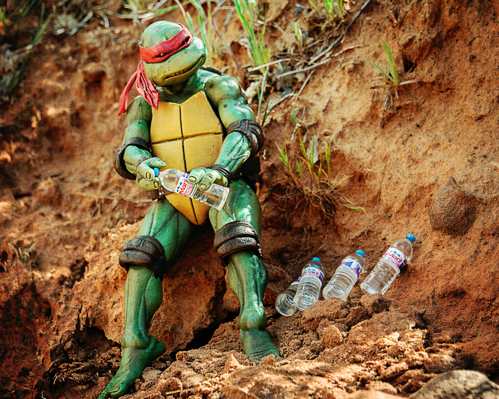 Raphael takes a break.