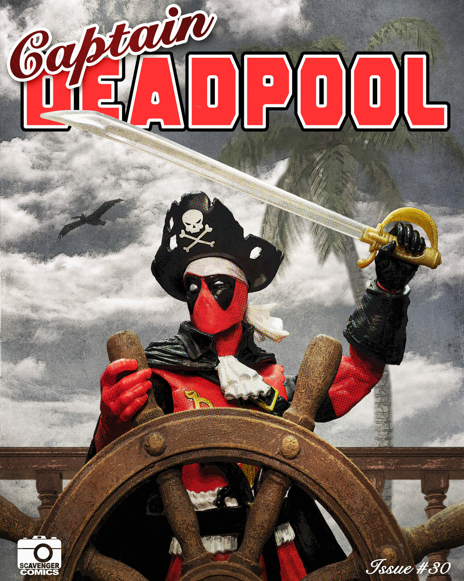Captain Deadpool Comic Book Cover