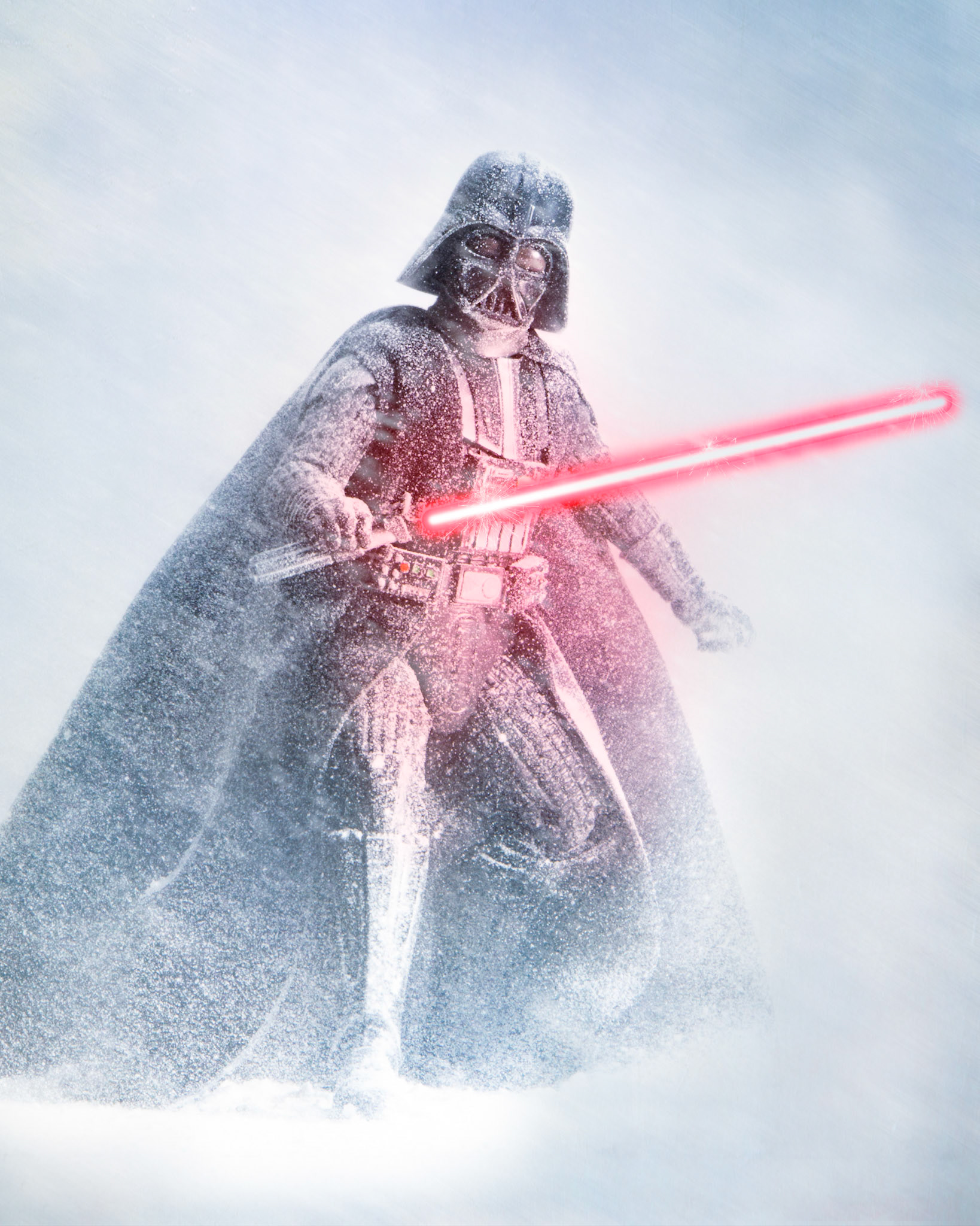Darth Vader in the snow