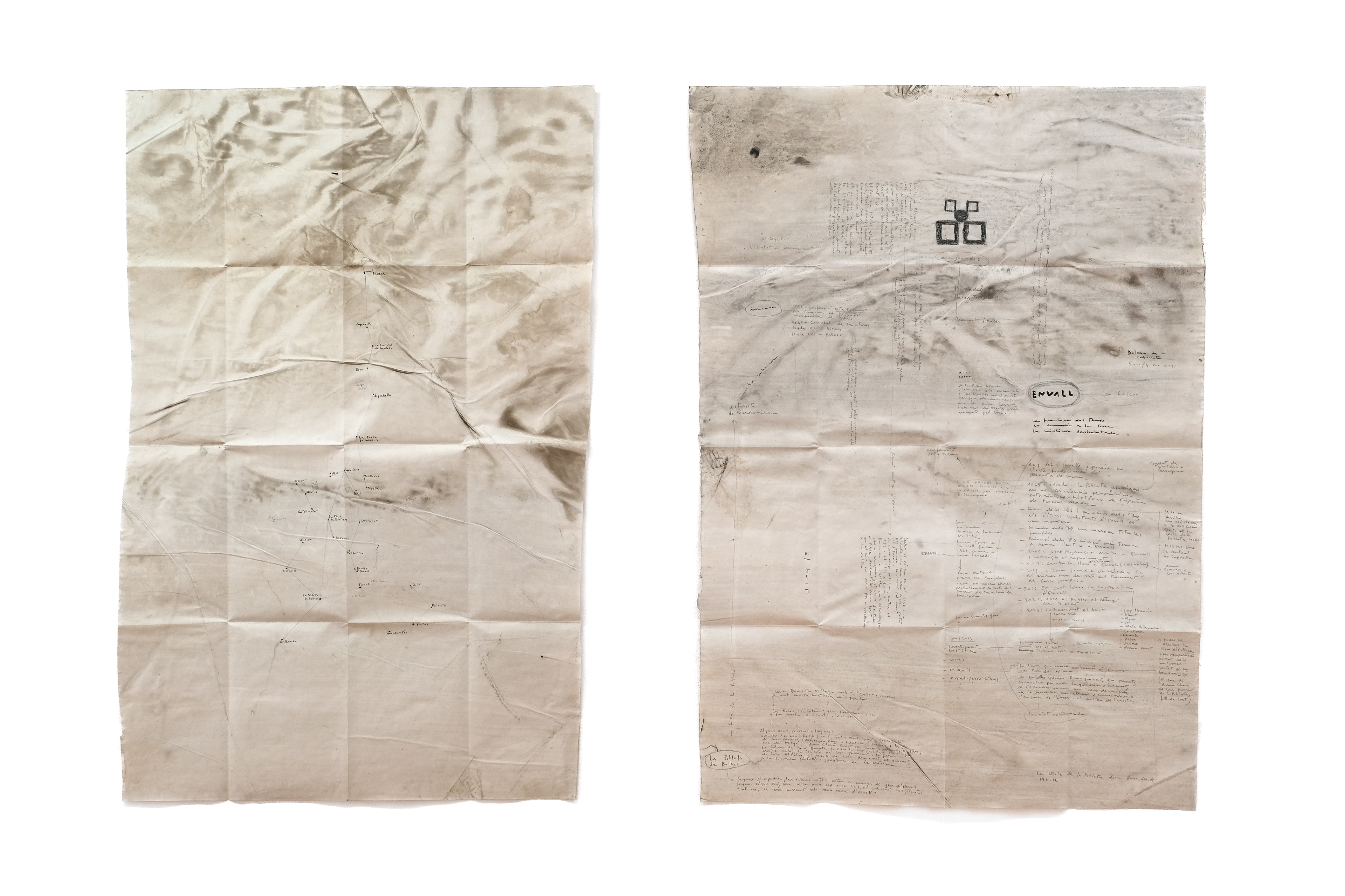 Two artworks images (maps)