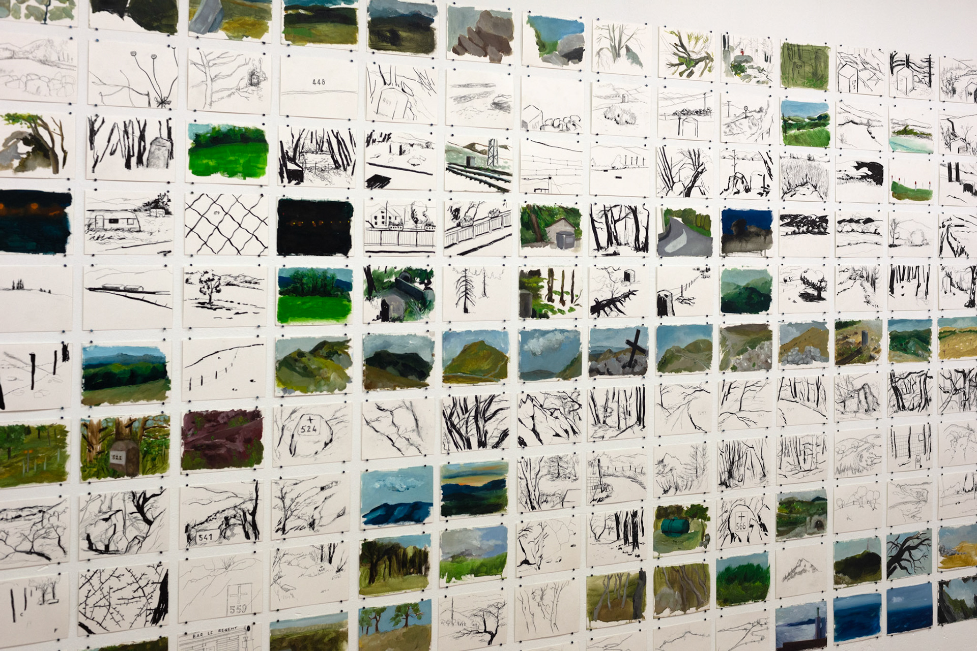 On the Border, installation view. La Capella, 2018, Barcelona, Spain