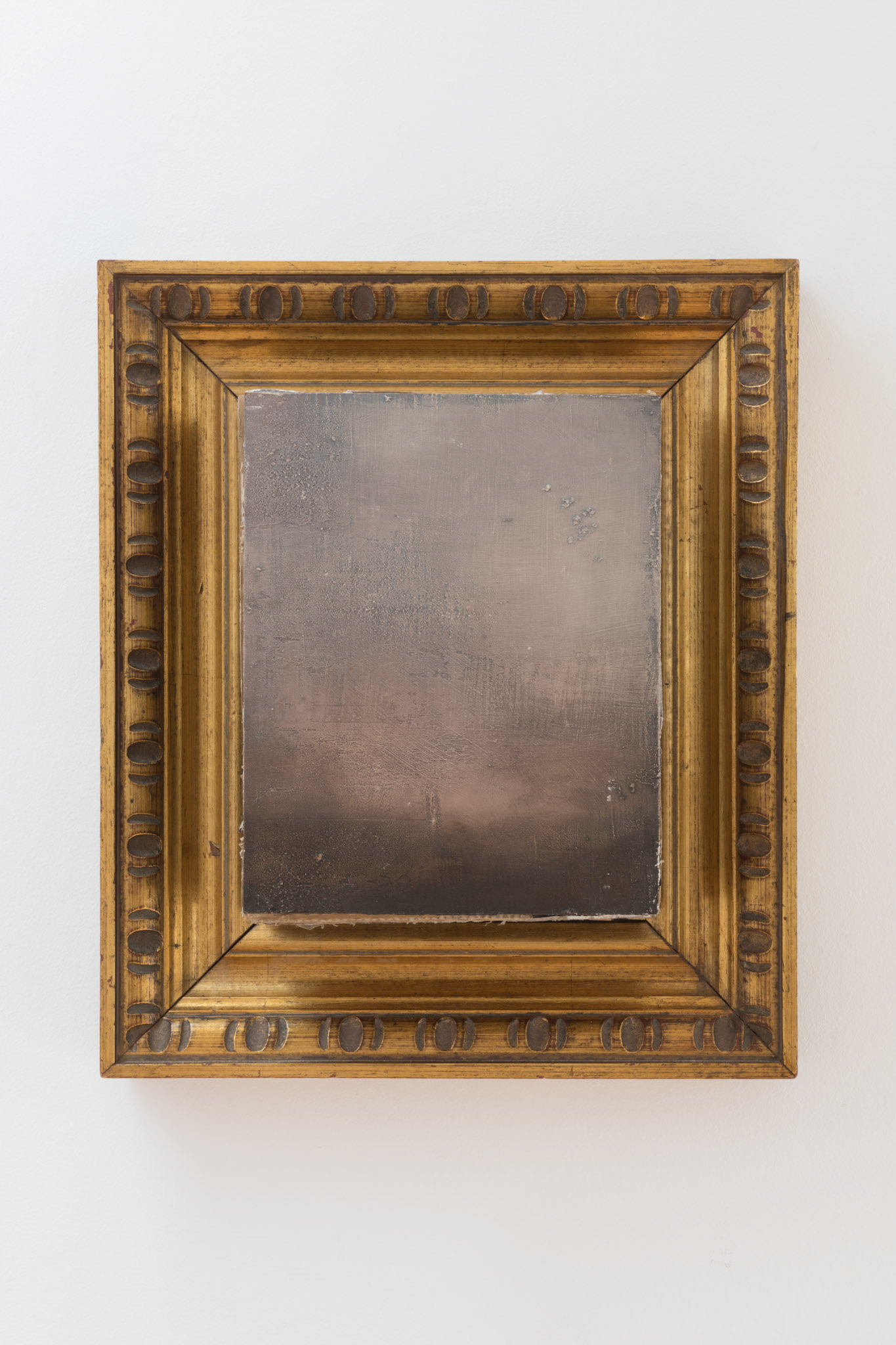 Landscape, 2020, oil on cardboard and frame, 42x35,7x13 cm