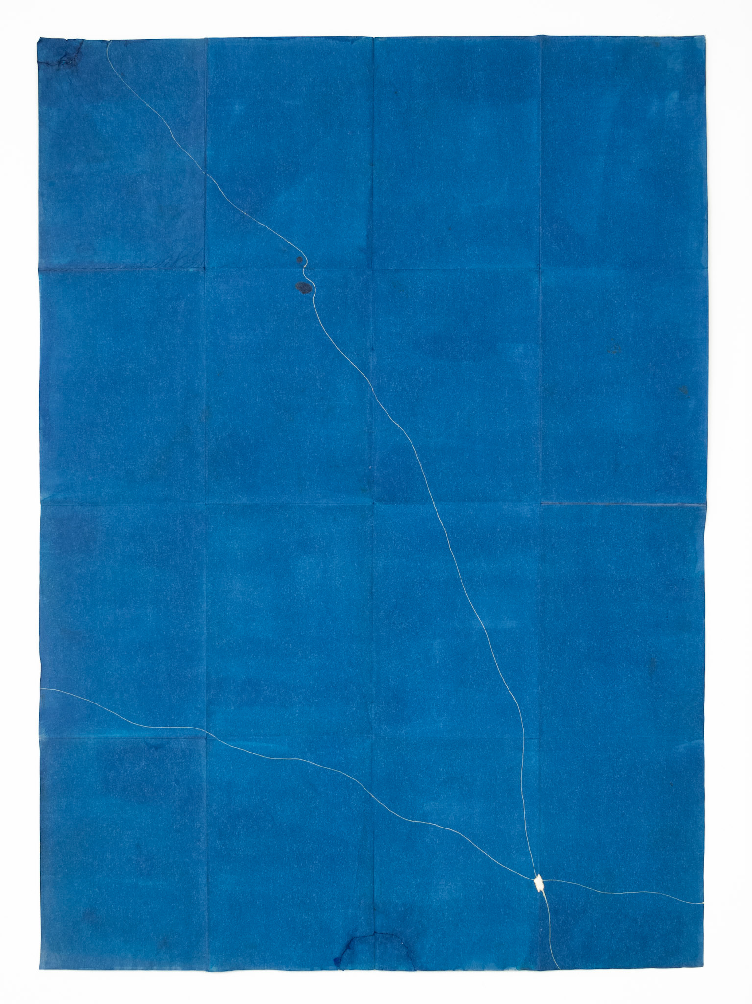 Night map I, 2018, mixed media on paper, 100x70 cm