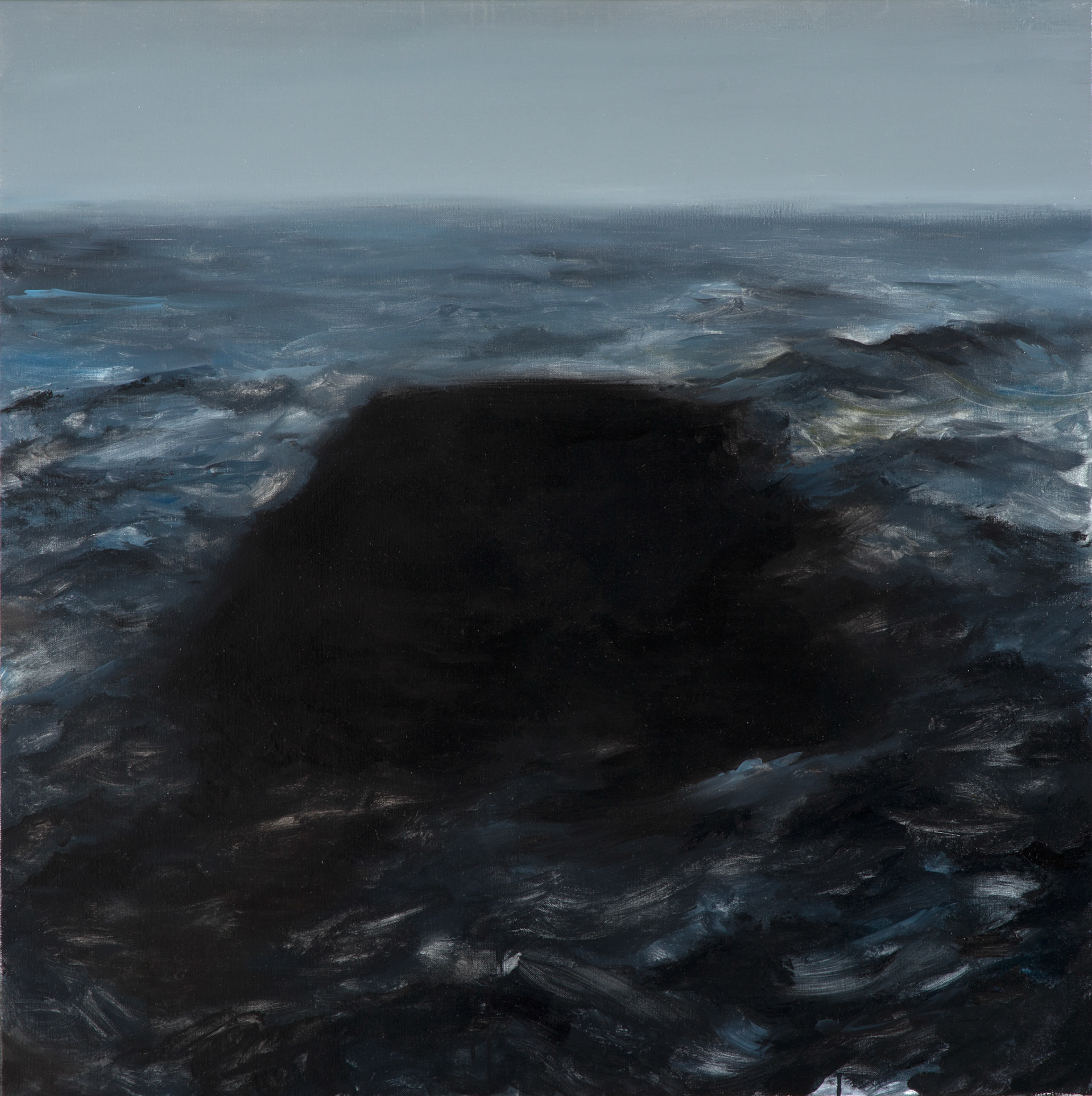 Maremortum I, 2016, oil on canvas, 100x100 cm