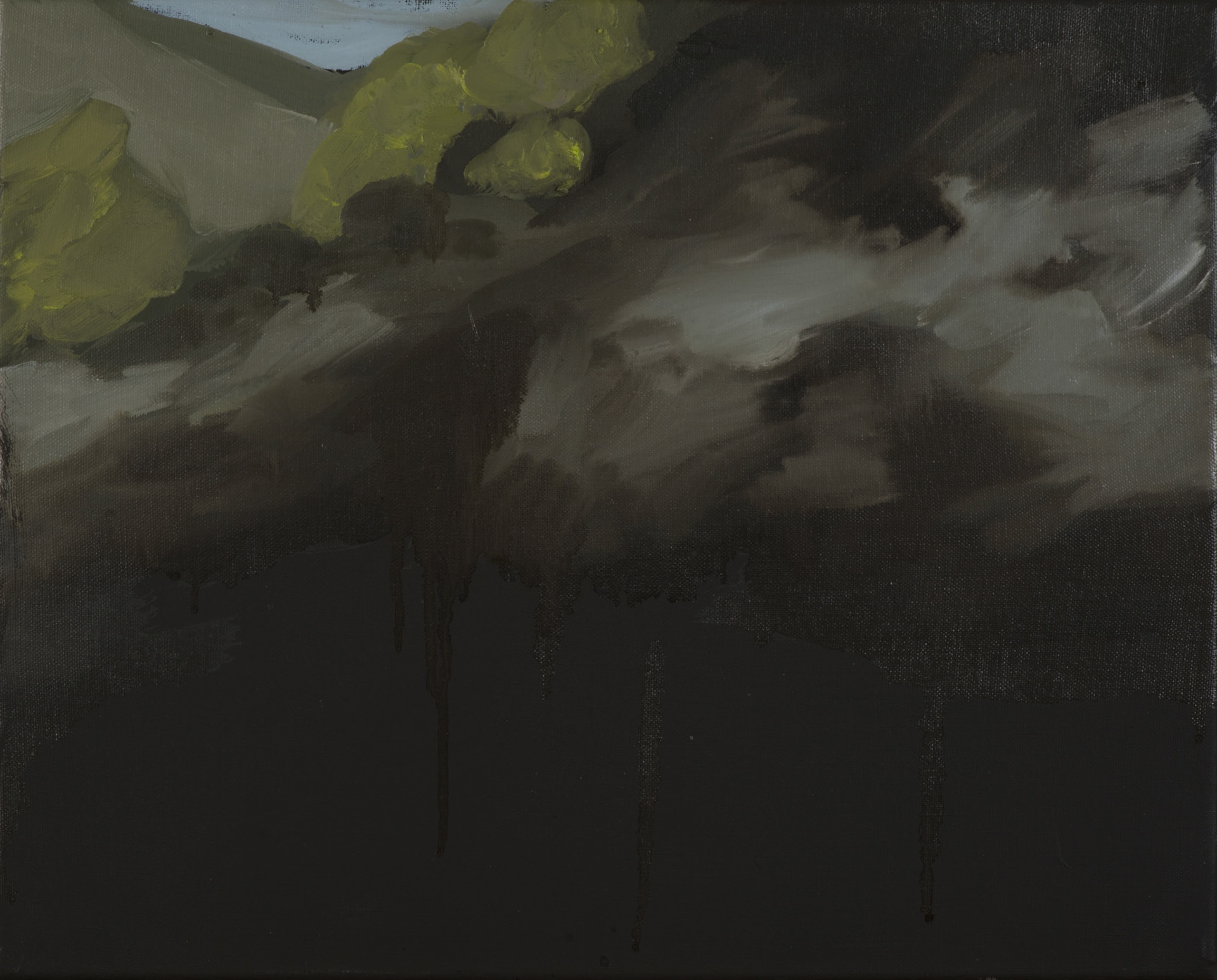 Valdelallama, León II, 2016, oil on canvas, 33x41 cm