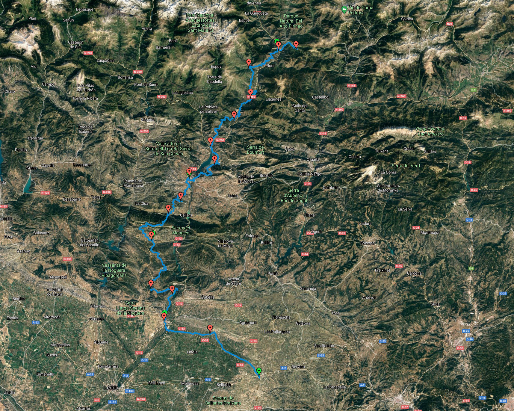 El recorrido del Grand Tour 2020