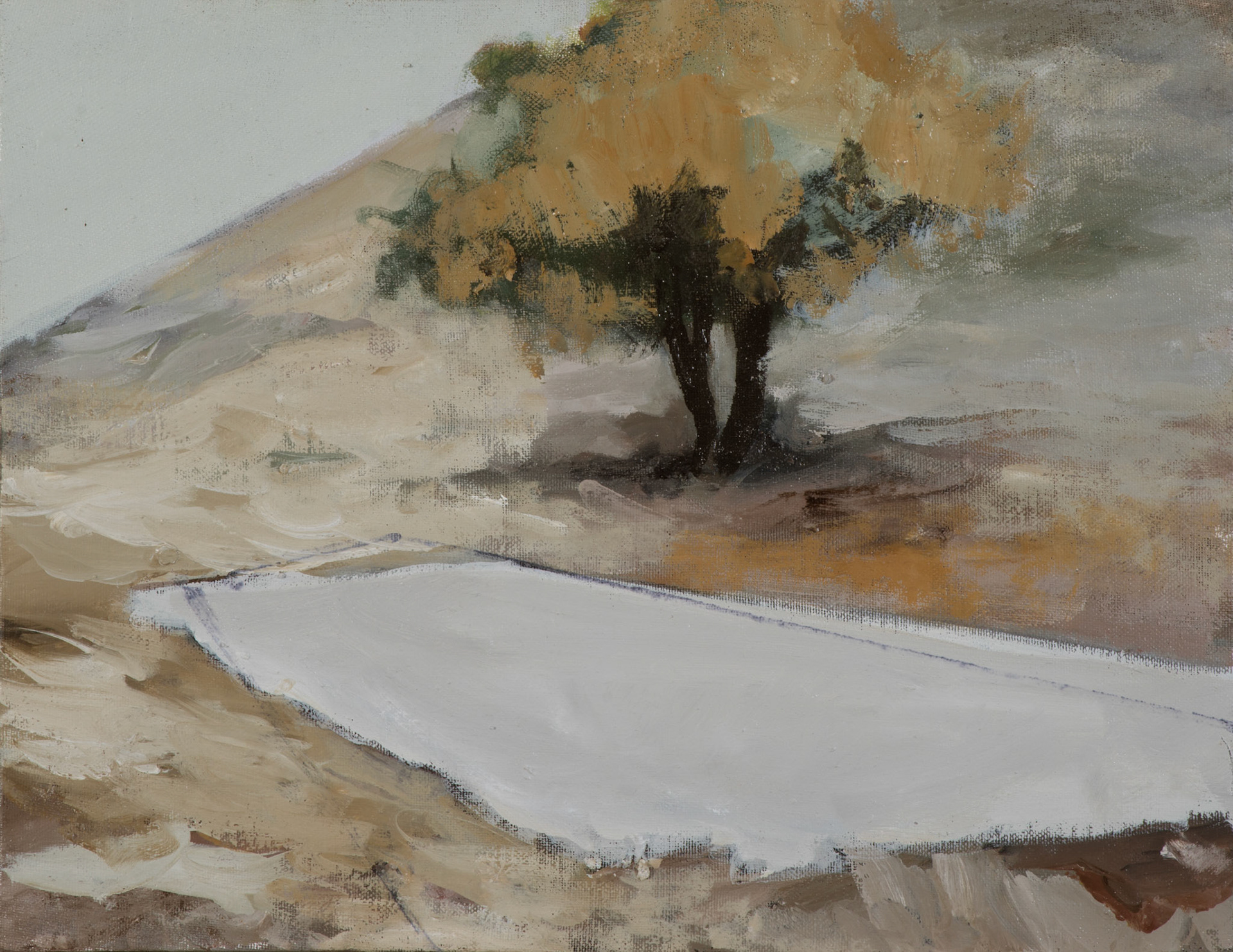 Alfacar, Granada, 2015, oil on canvas, 27x35 cm