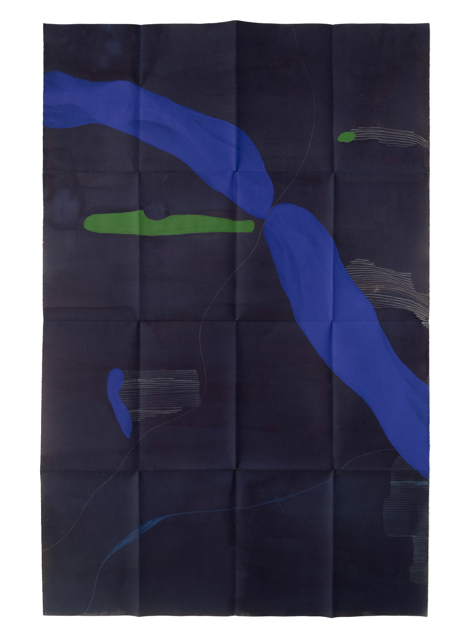 Nocturno IV, 2018, mixed media on paper, 100x70 (aprox)