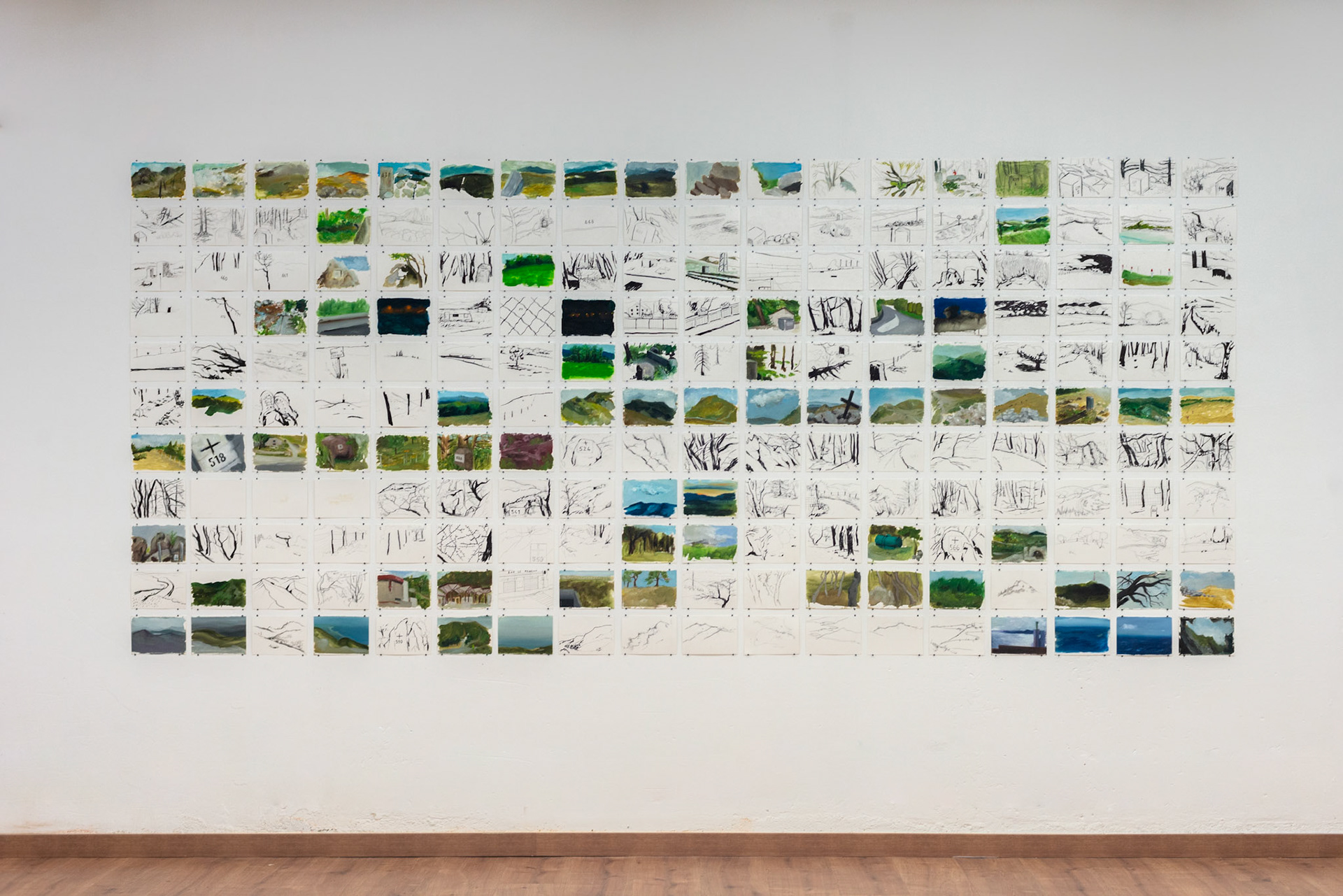 On the Border, installation view. La Capella, 2018, Barcelona, Spain