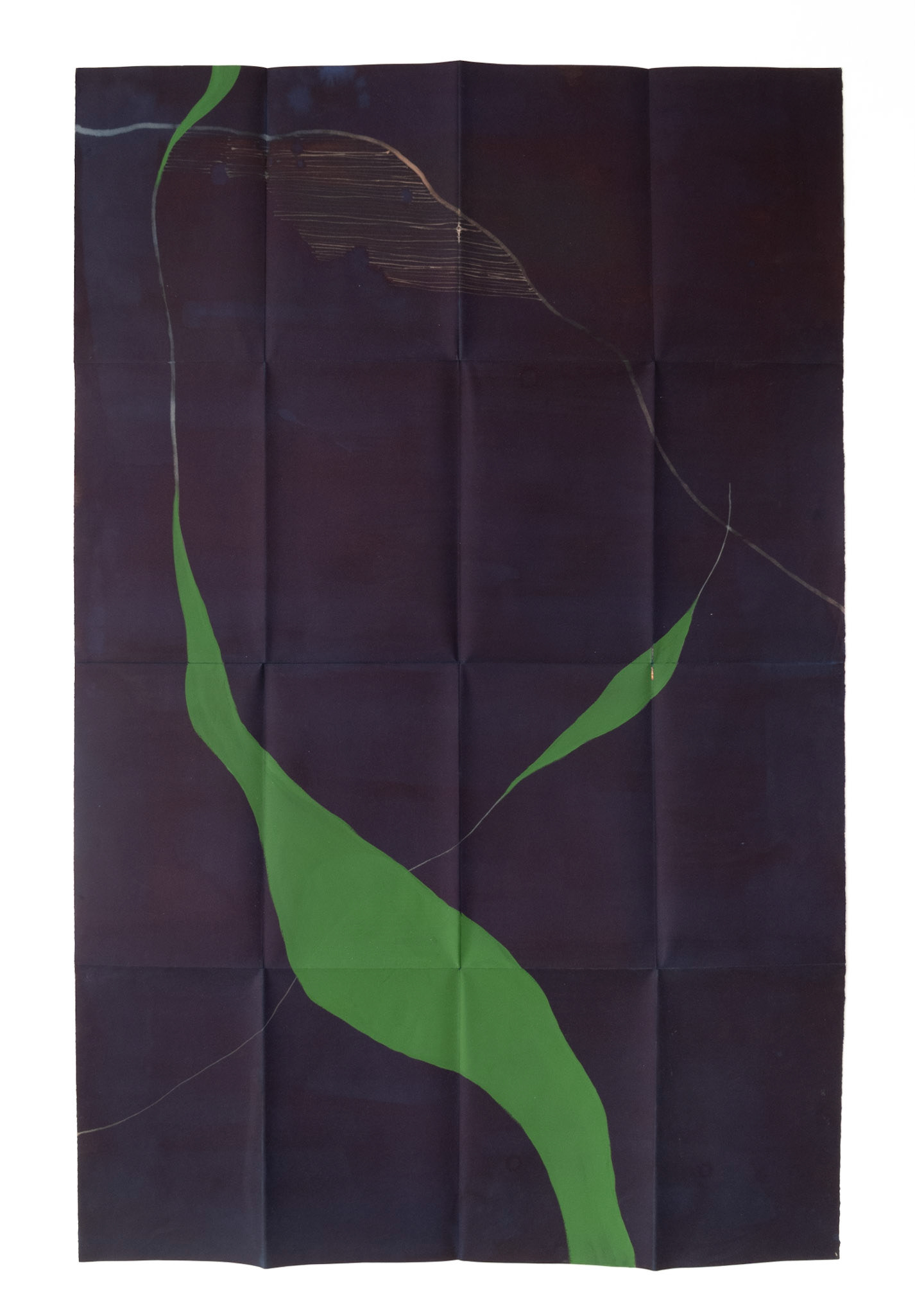 Nocturno V, 2018, mixed media on paper, 100x70 (aprox)