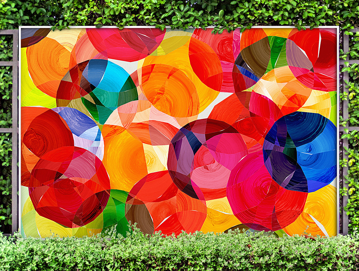 Bouquet - I, Acrylic and Papercutting by Artist: Ben Gilliand, BGV Agency, bgvisual.com