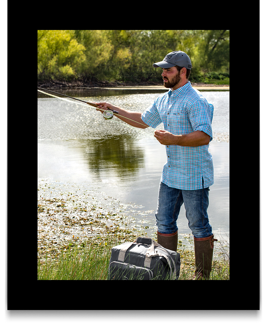 GameGuard Outdoors - Fly Fishing - Model Photography by Ben Gilliand, BGV Agency, bgvisual.com