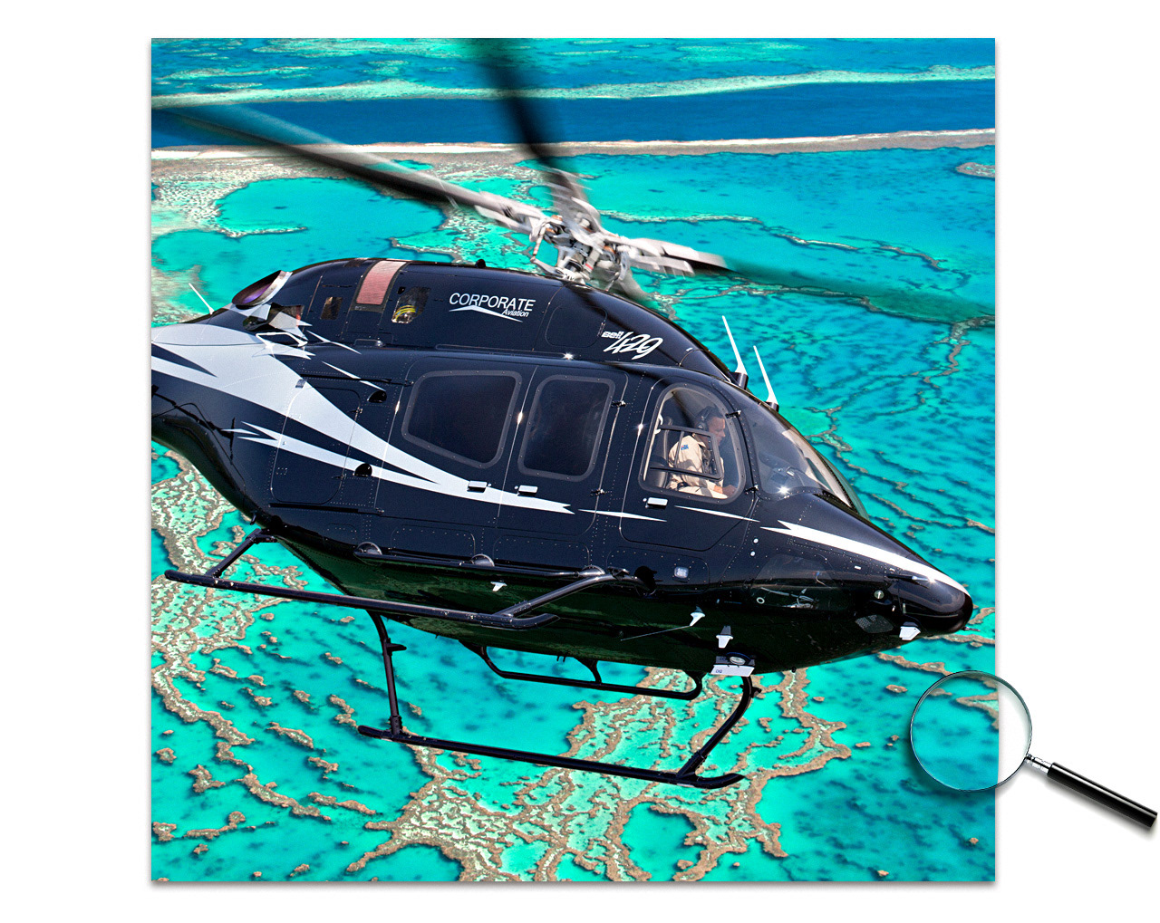 Bell Helicopter 429 Image Detail, Advertising Design by: Ben Gilliand, BGV Agency, bgvisual.com